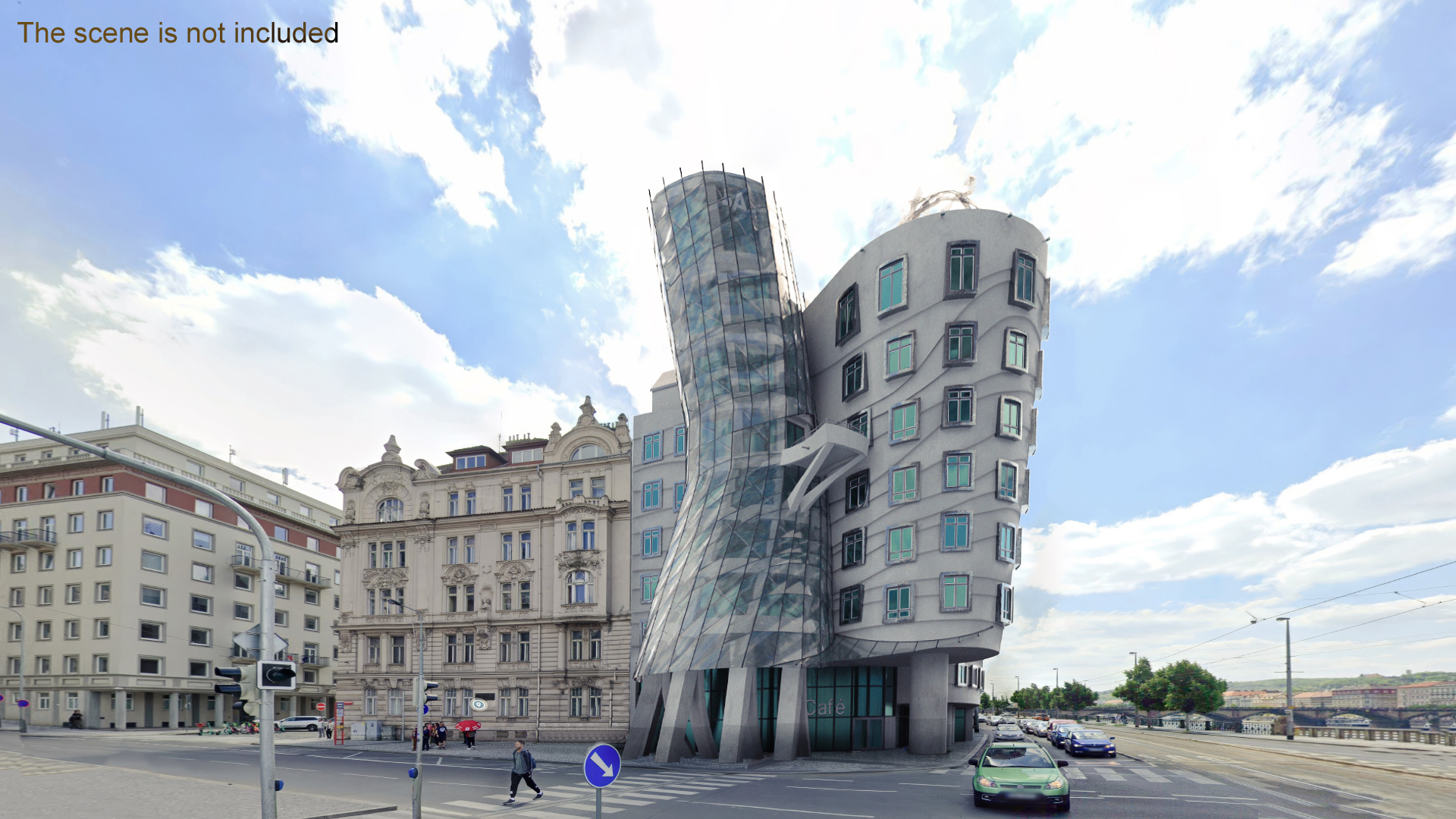 3D model Dancing House Prague