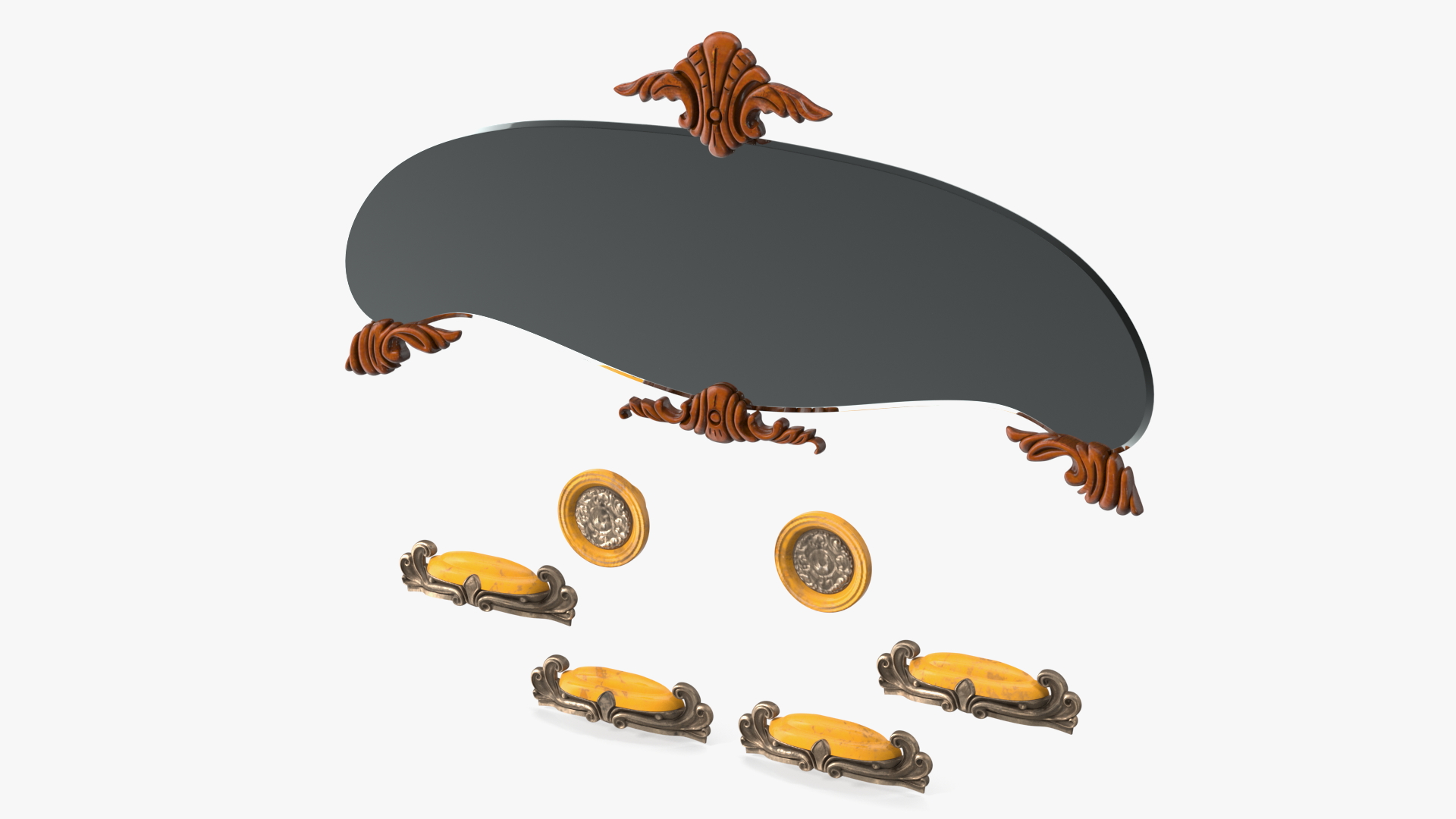 Vintage Furniture Accessories 3D model