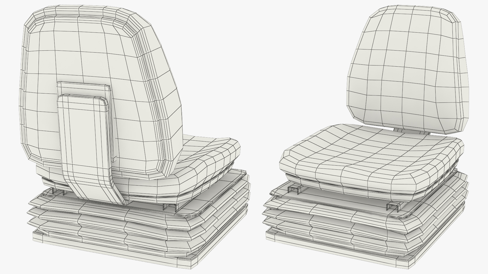 Suspension Operator Seat, view 9