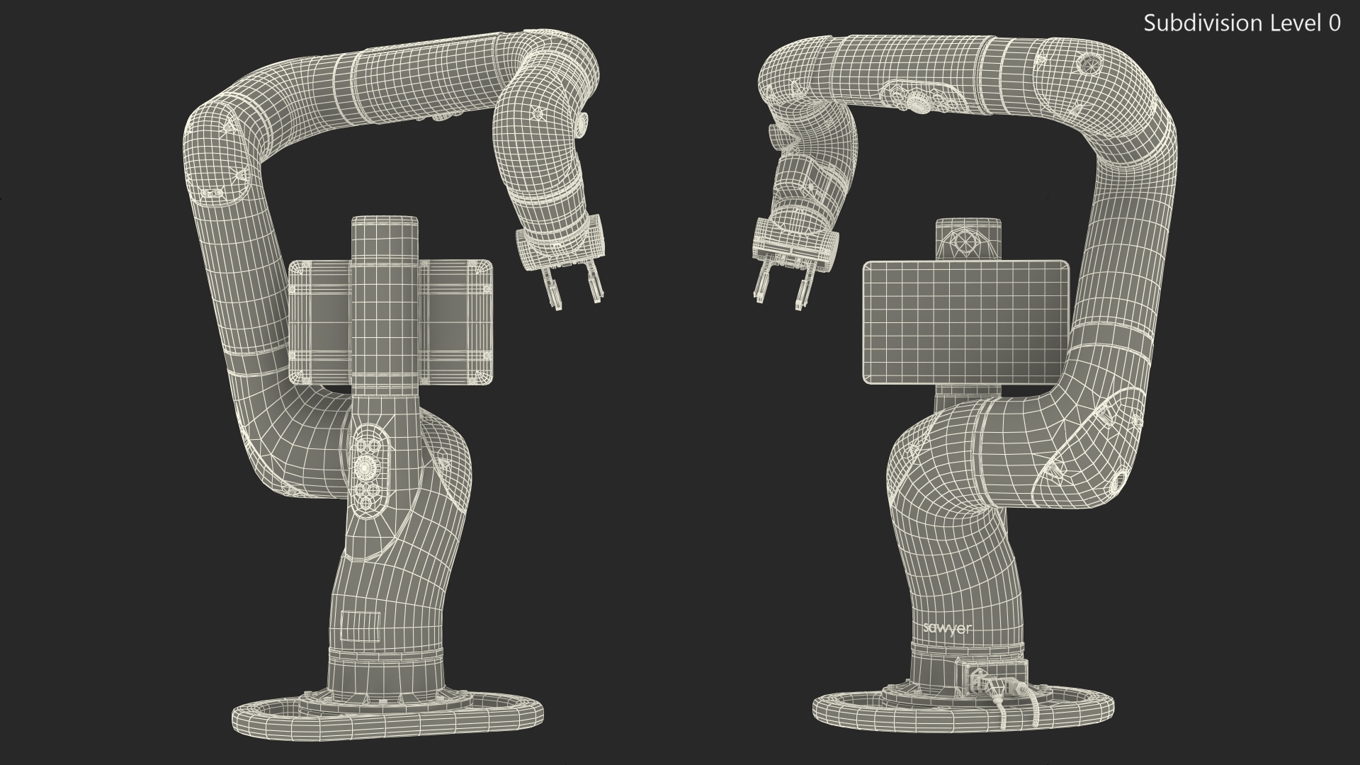 3D model Sawyer Black Edition Collaborative Robot