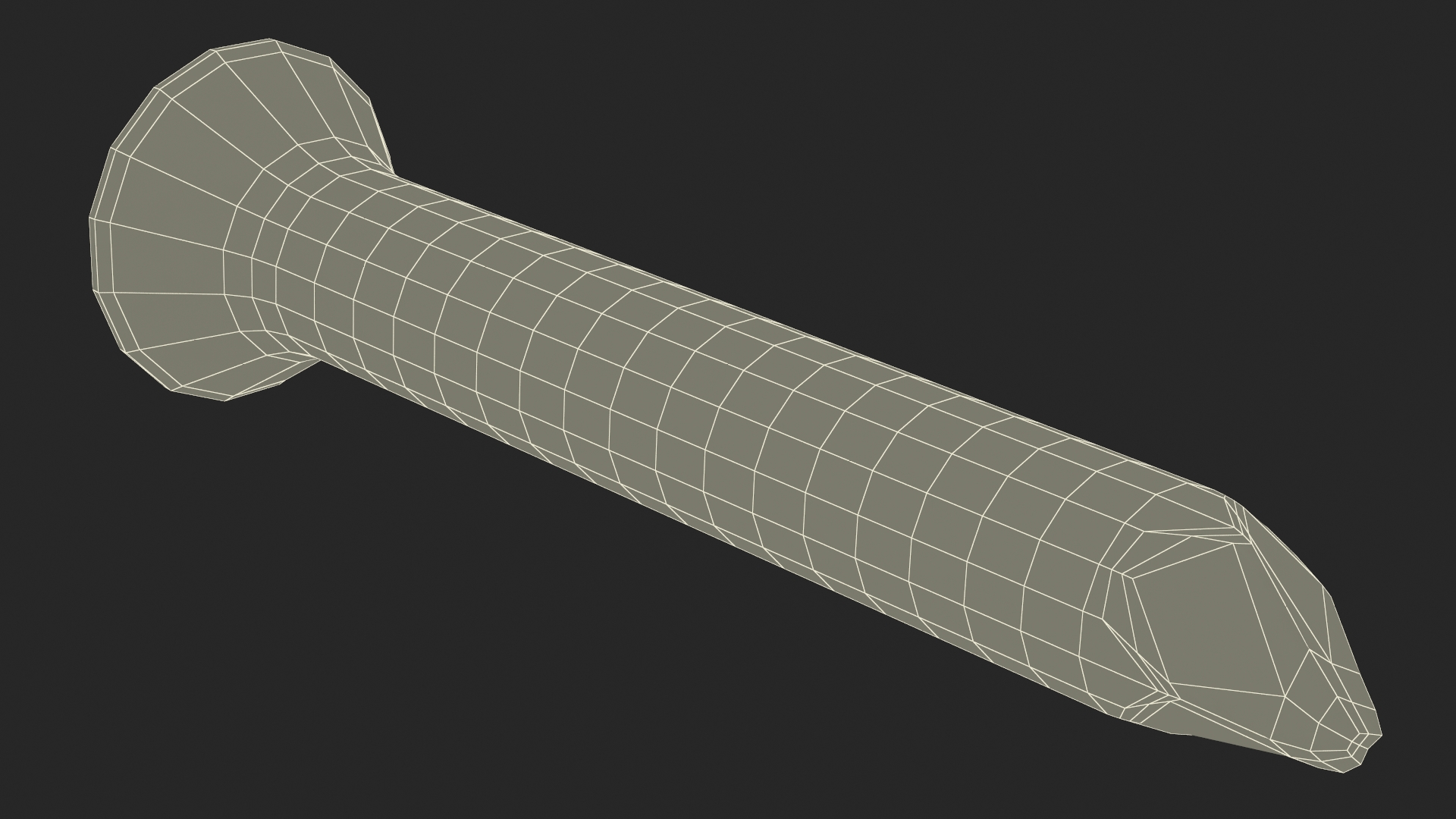 Masonry Nails Old 3D