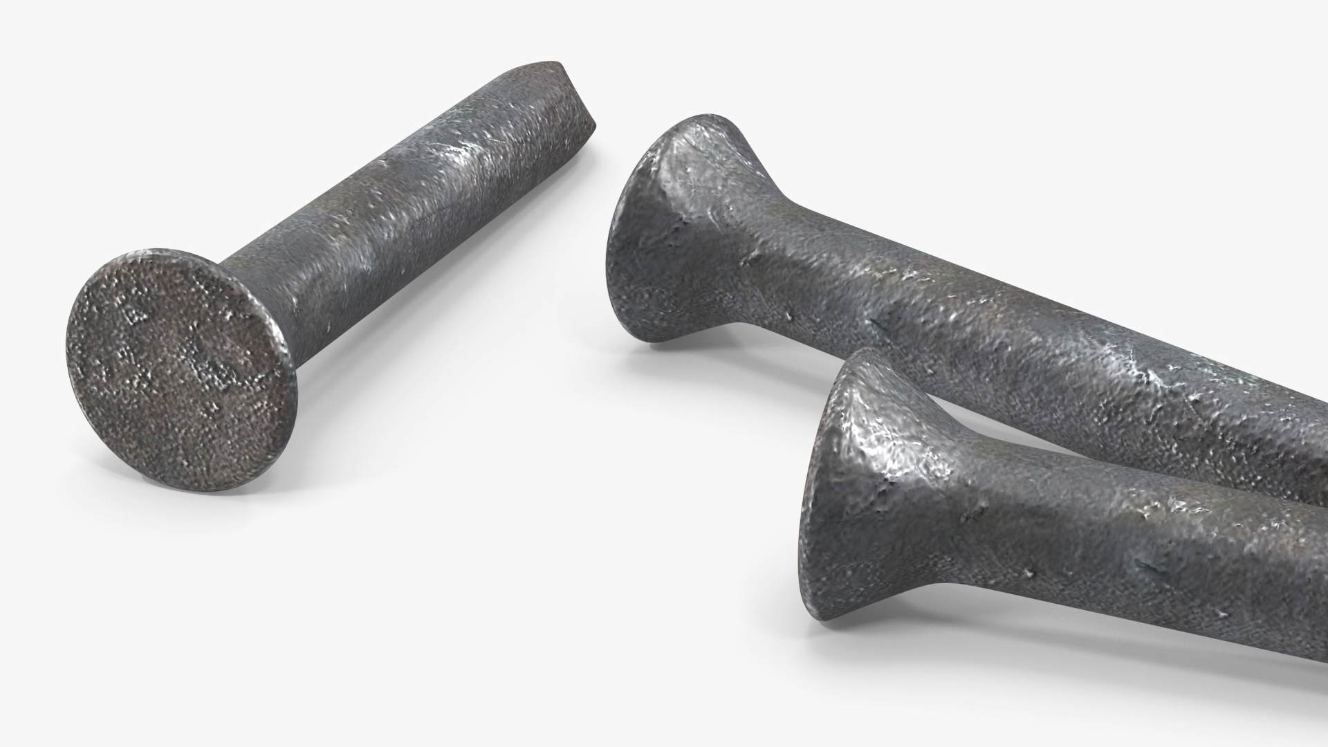 Masonry Nails Old 3D