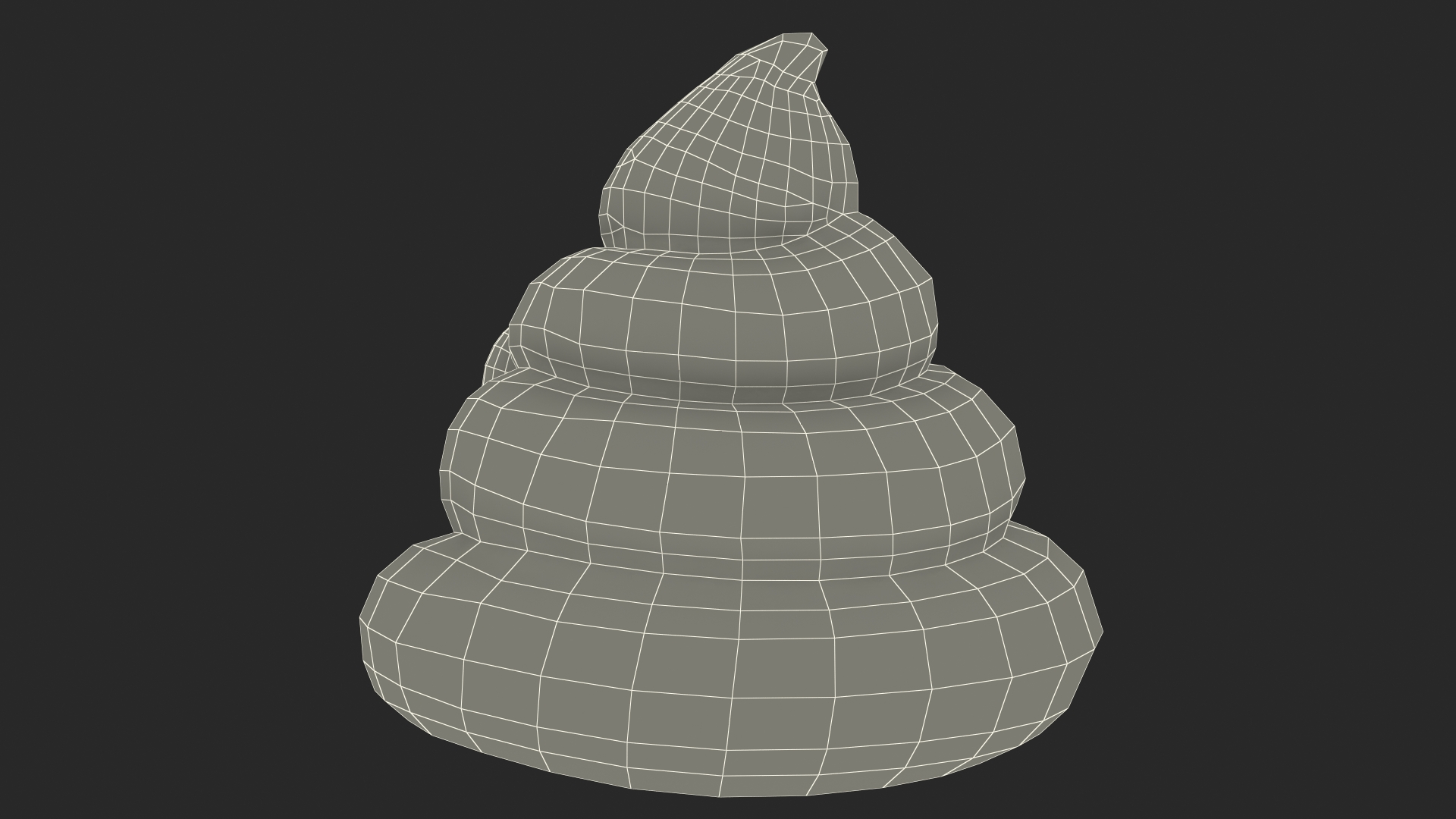 Open Mouth Poop Emoji Smile 3D