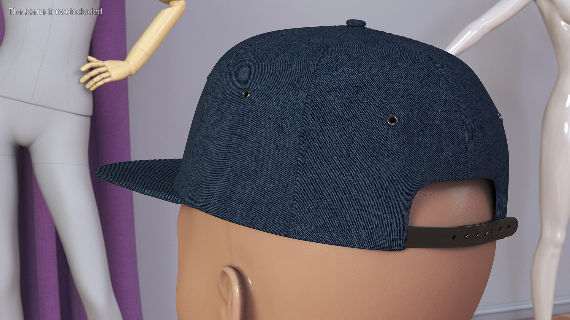 Snapback Cap Accessory 3D
