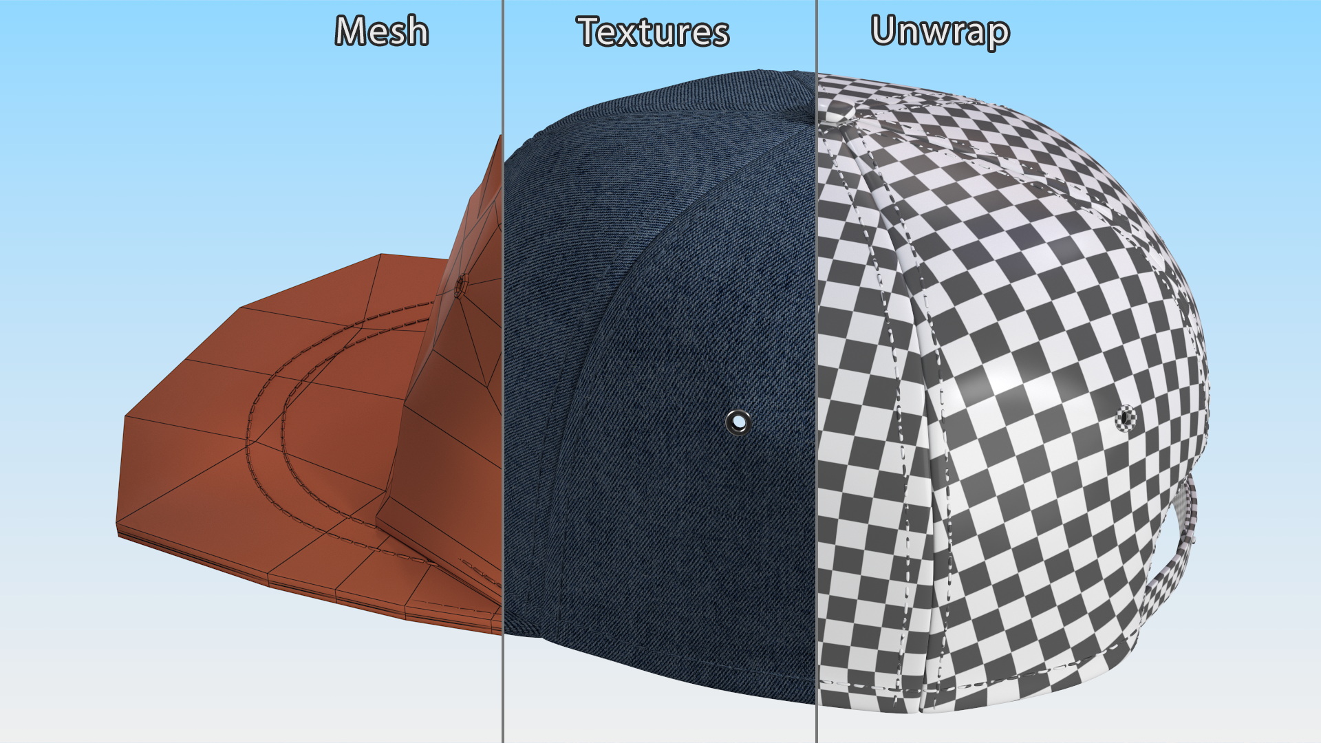 Snapback Cap Accessory 3D