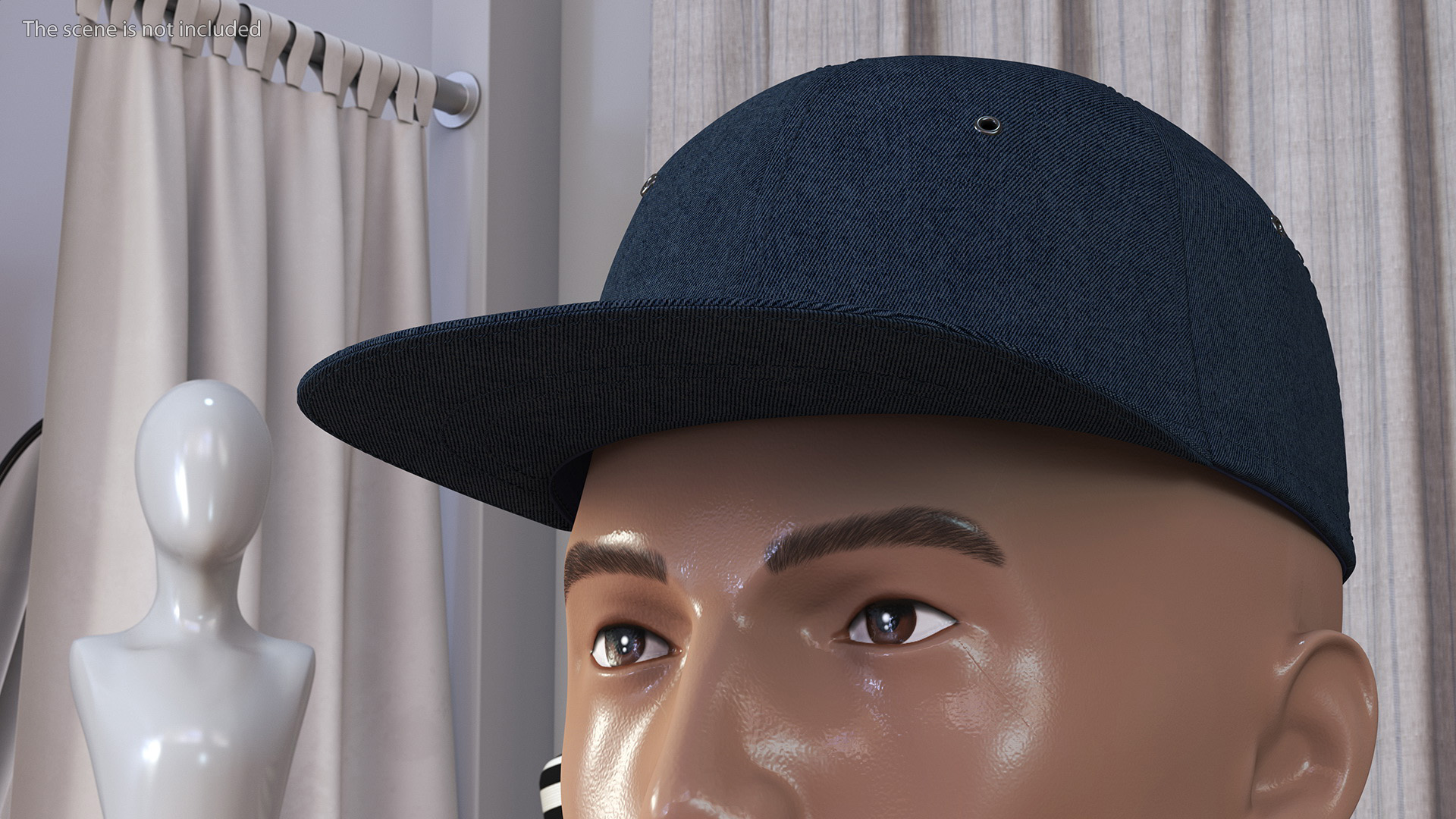 Snapback Cap Accessory 3D