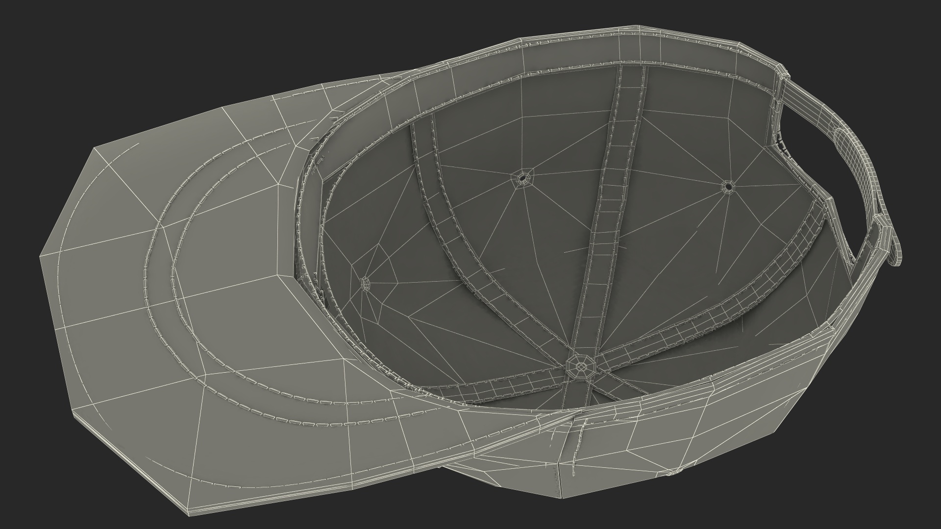 Snapback Cap Accessory 3D
