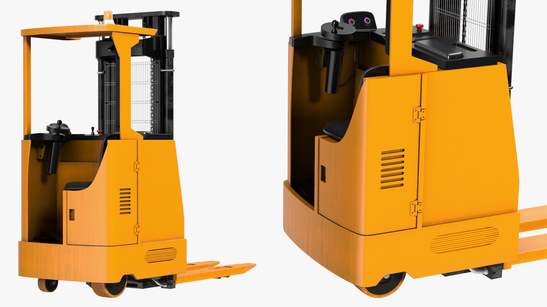 Yale Electric Reach Truck Rigged 3D