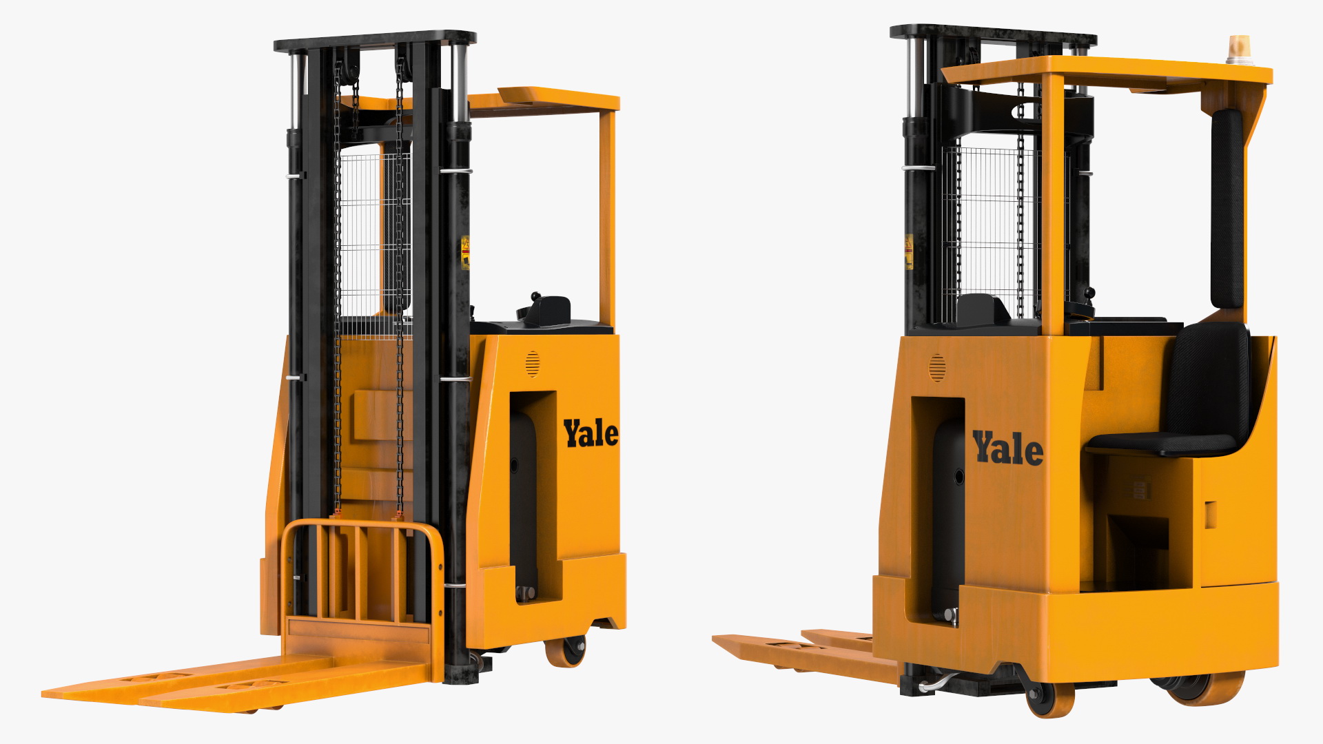 Yale Electric Reach Truck Rigged 3D