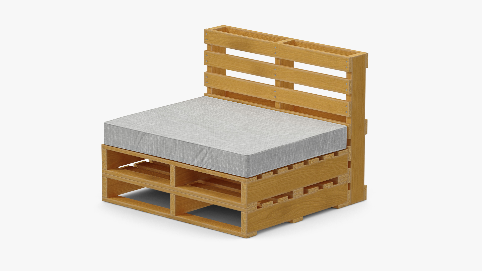 3D Outdoor Pallet Armchair model