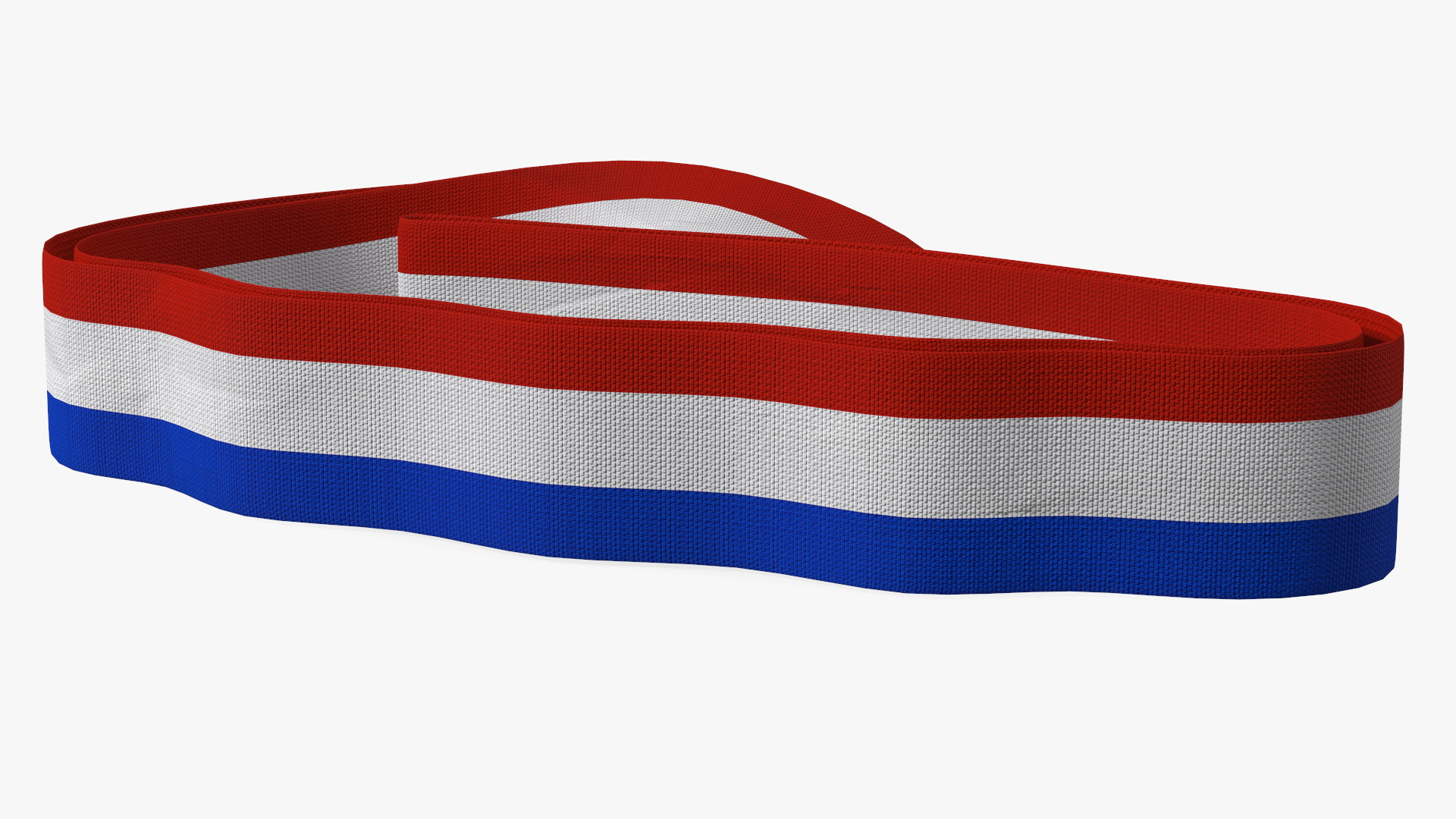 3D Gold Medal with Tricolor Ribbon