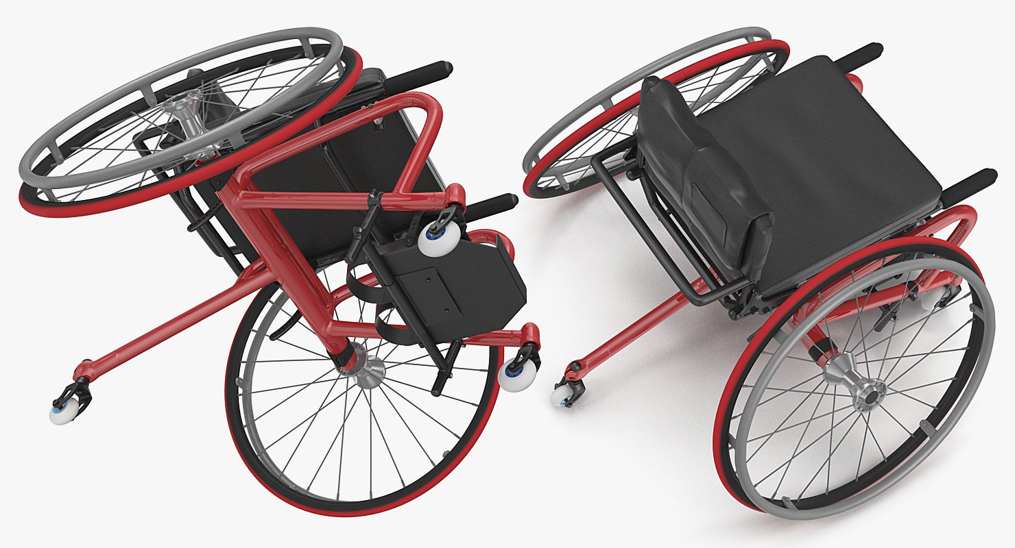 3D model All Court Sports Wheelchair Generic