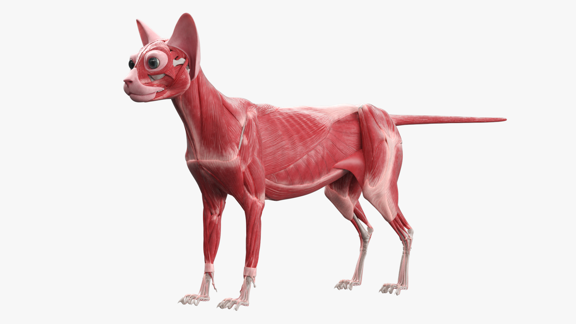 Cat Muscular System Anatomy Tendons