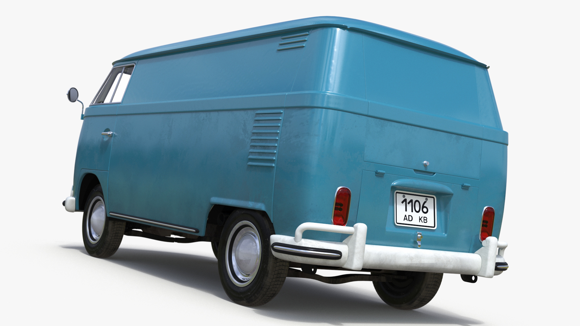 Vintage Volkswagen Type 2 Van 3D model