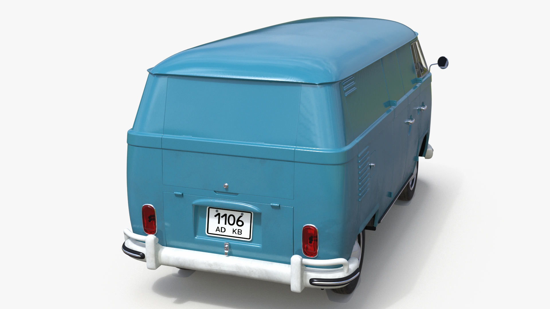 Vintage Volkswagen Type 2 Van 3D model