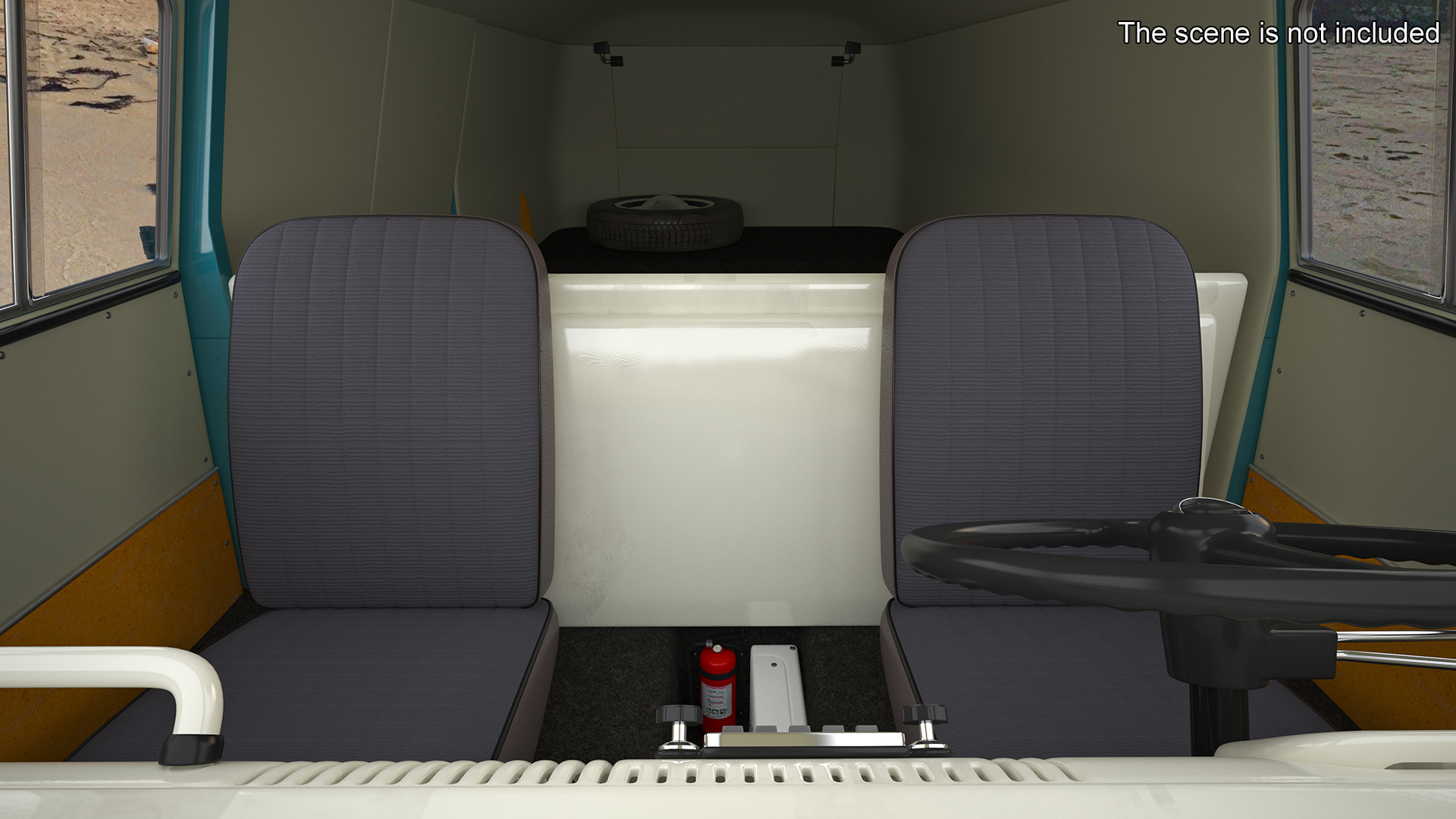 Vintage Volkswagen Type 2 Van 3D model