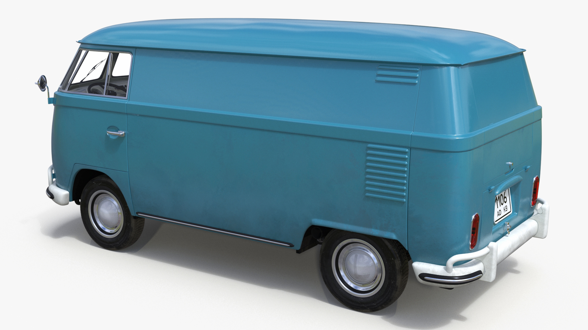 Vintage Volkswagen Type 2 Van 3D model