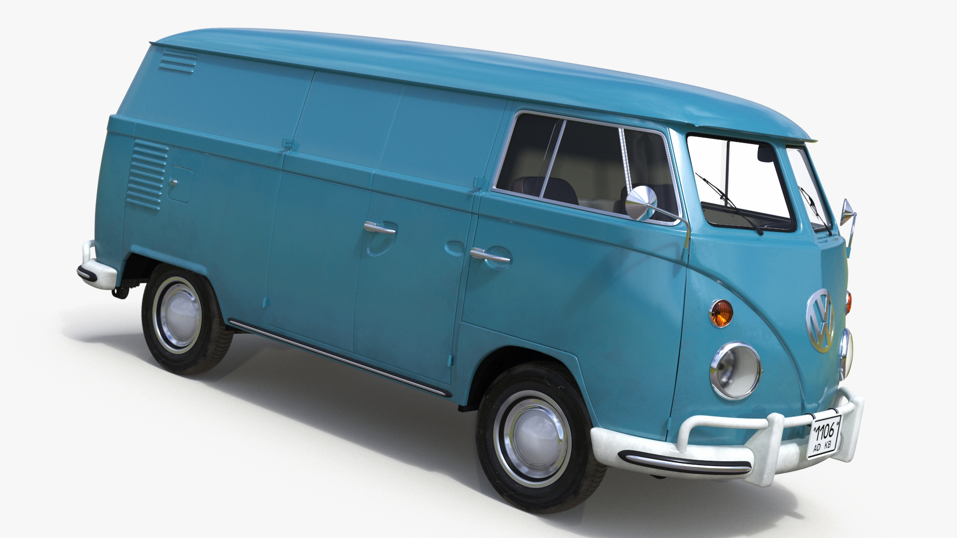 Vintage Volkswagen Type 2 Van 3D model