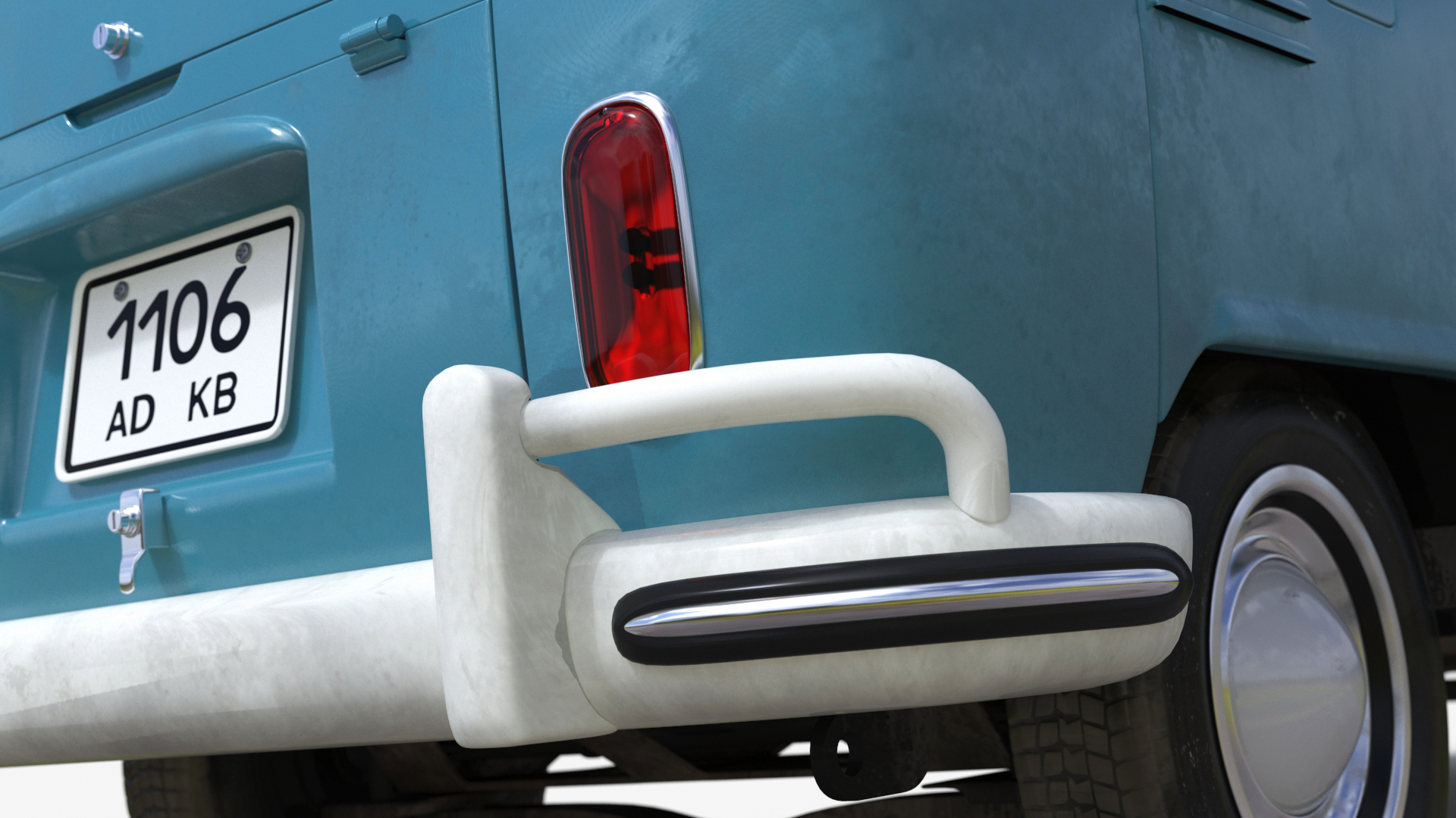 Vintage Volkswagen Type 2 Van 3D model