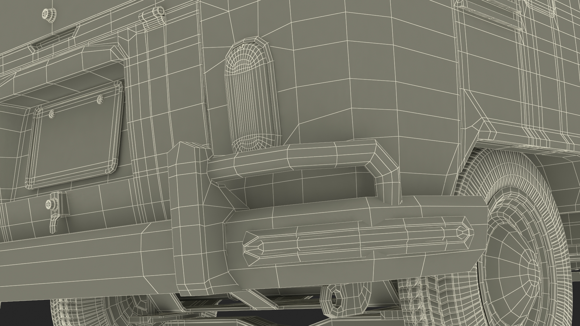 Vintage Volkswagen Type 2 Van 3D model