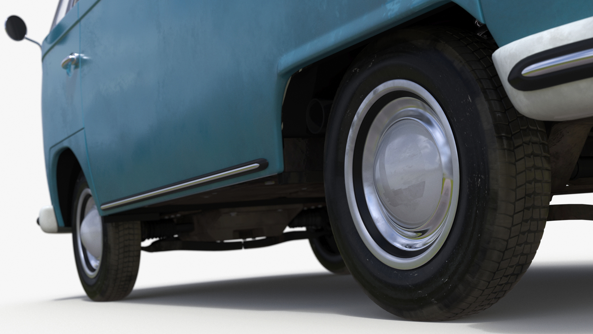 Vintage Volkswagen Type 2 Van 3D model