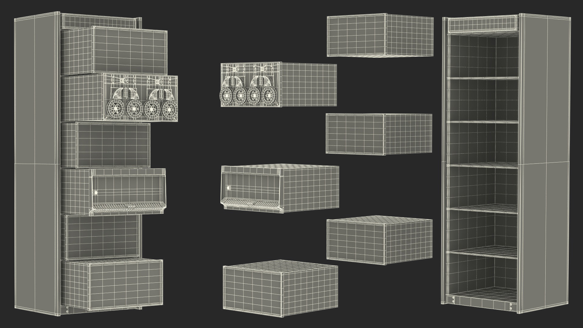 3D model Retro Mini Computer DEC PDP 11