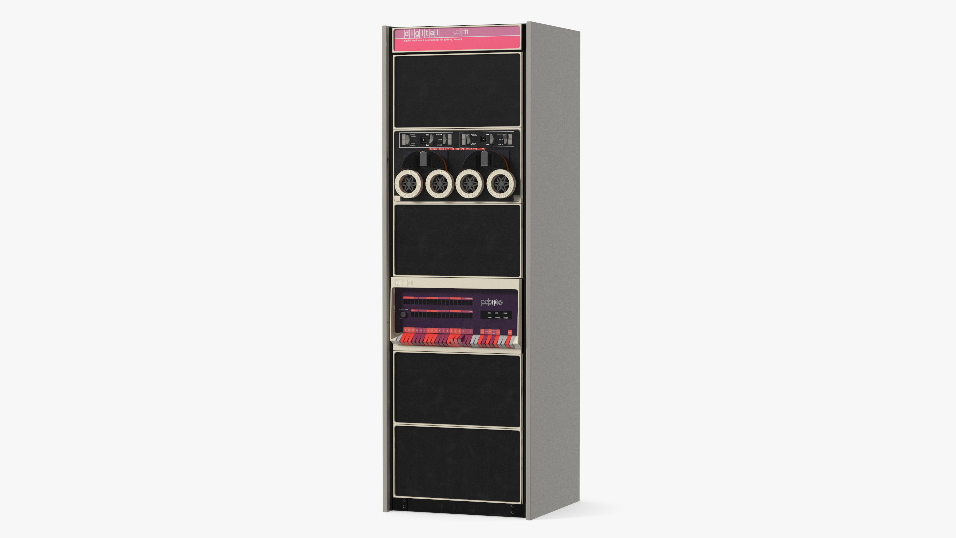 3D model Retro Mini Computer DEC PDP 11