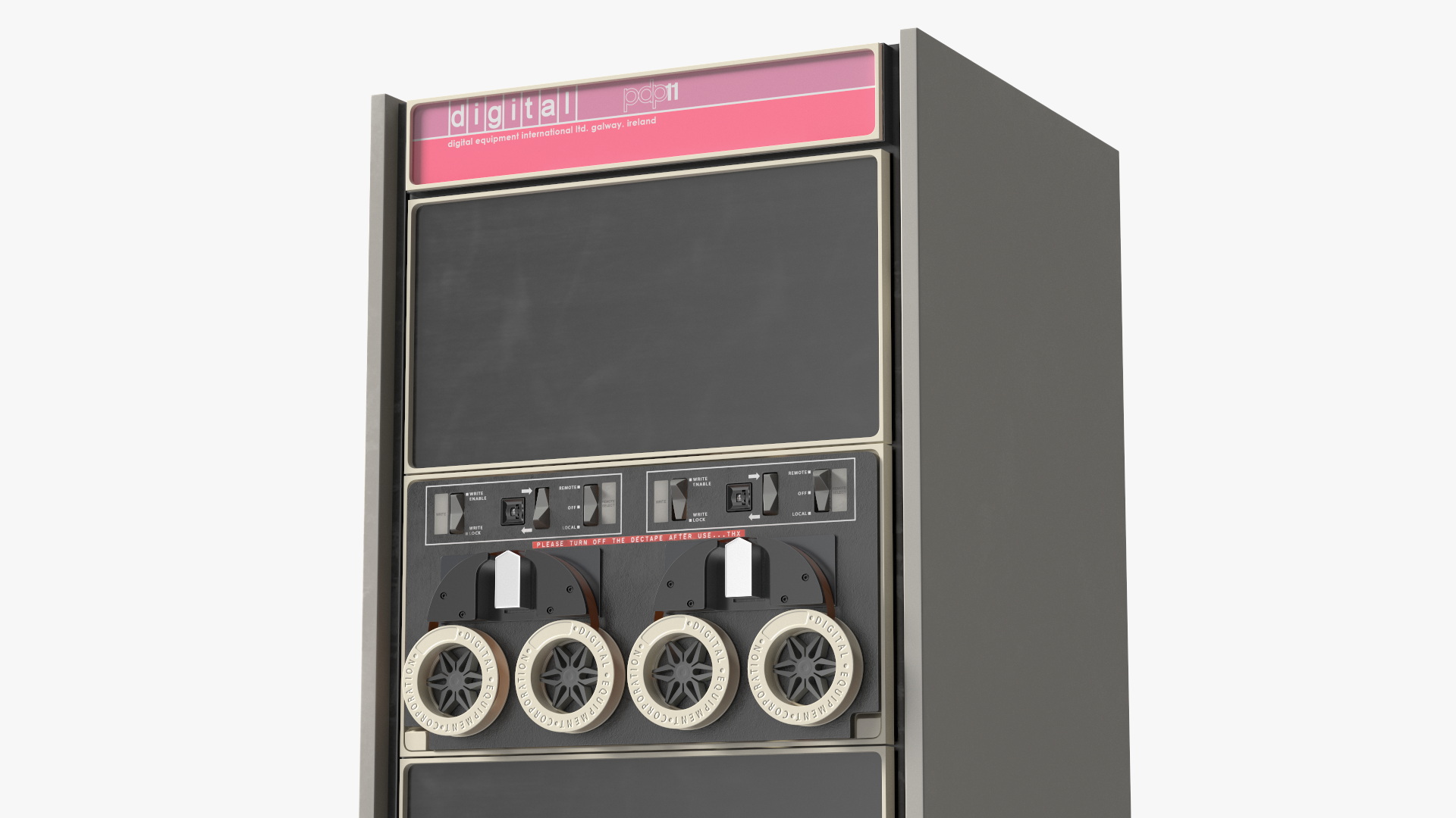 3D model Retro Mini Computer DEC PDP 11