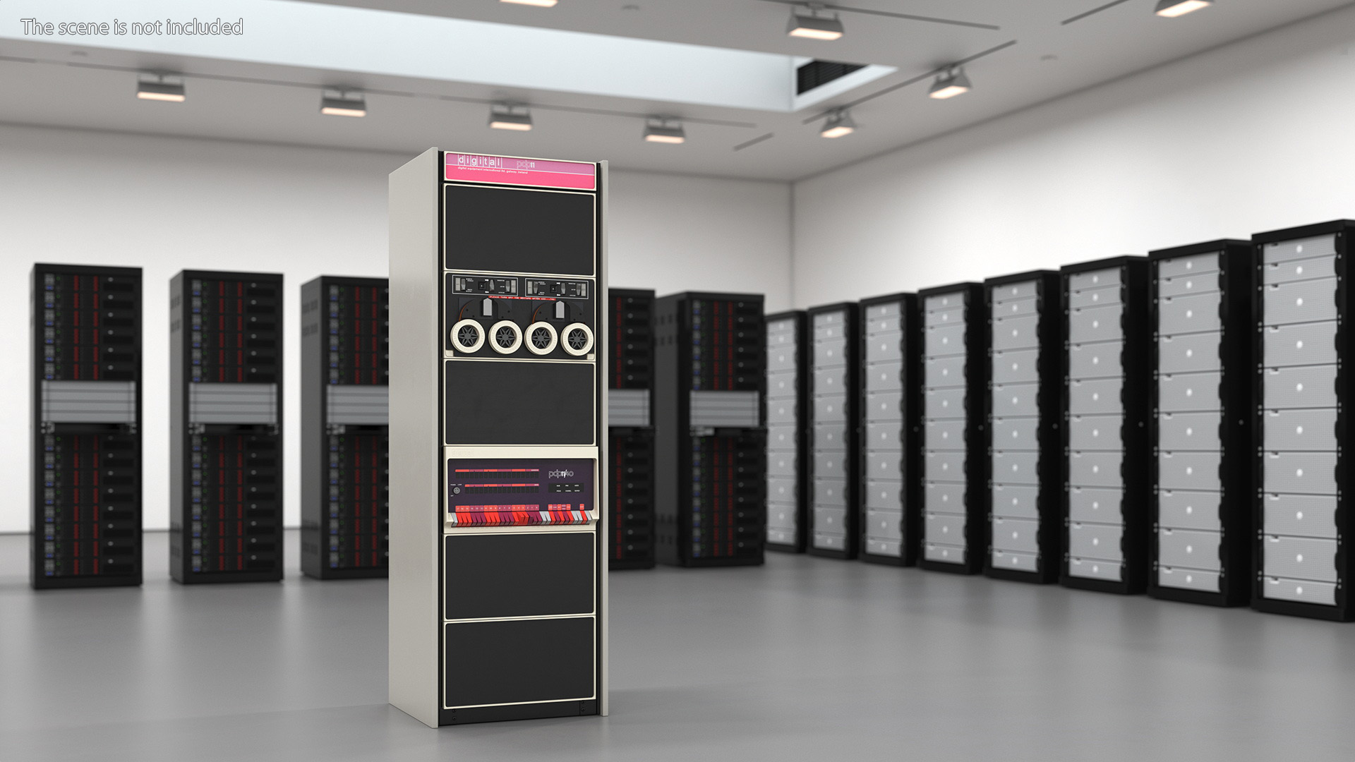 3D model Retro Mini Computer DEC PDP 11