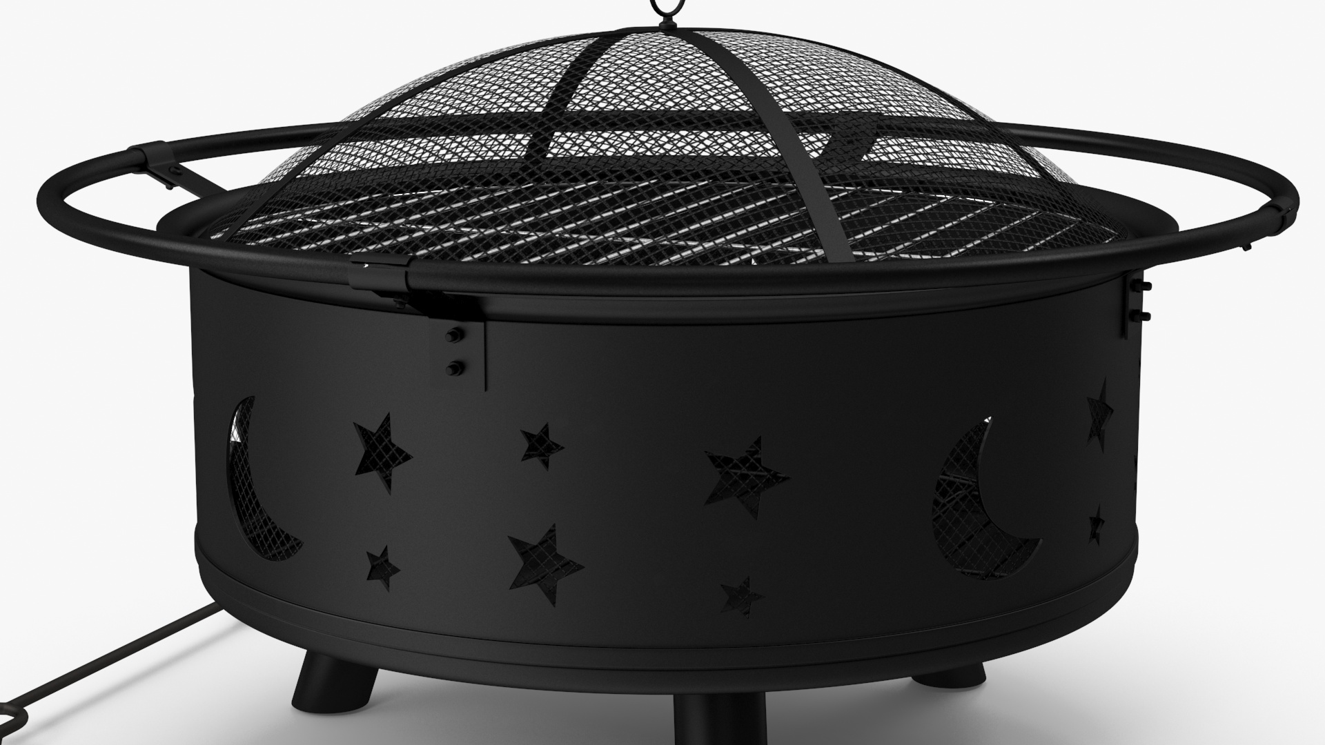Outdoor Fire Pit Empty 3D