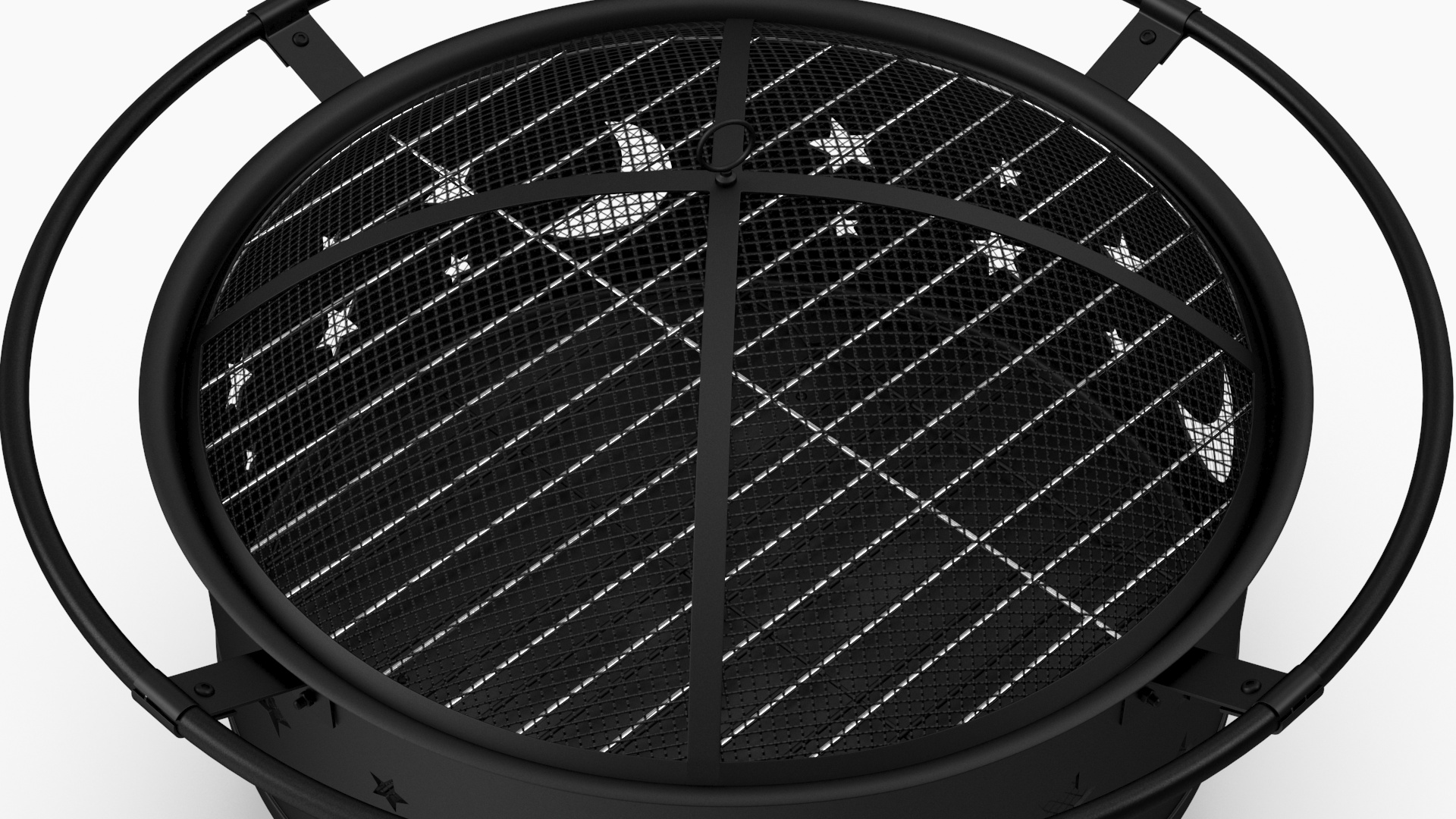 Outdoor Fire Pit Empty 3D