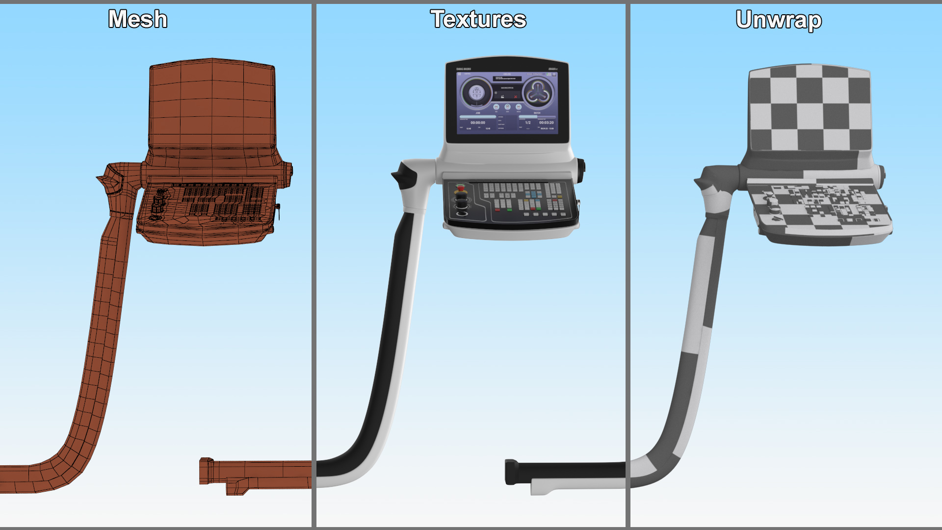 3D Program Console for DMU 200 Gantry CNC Machine