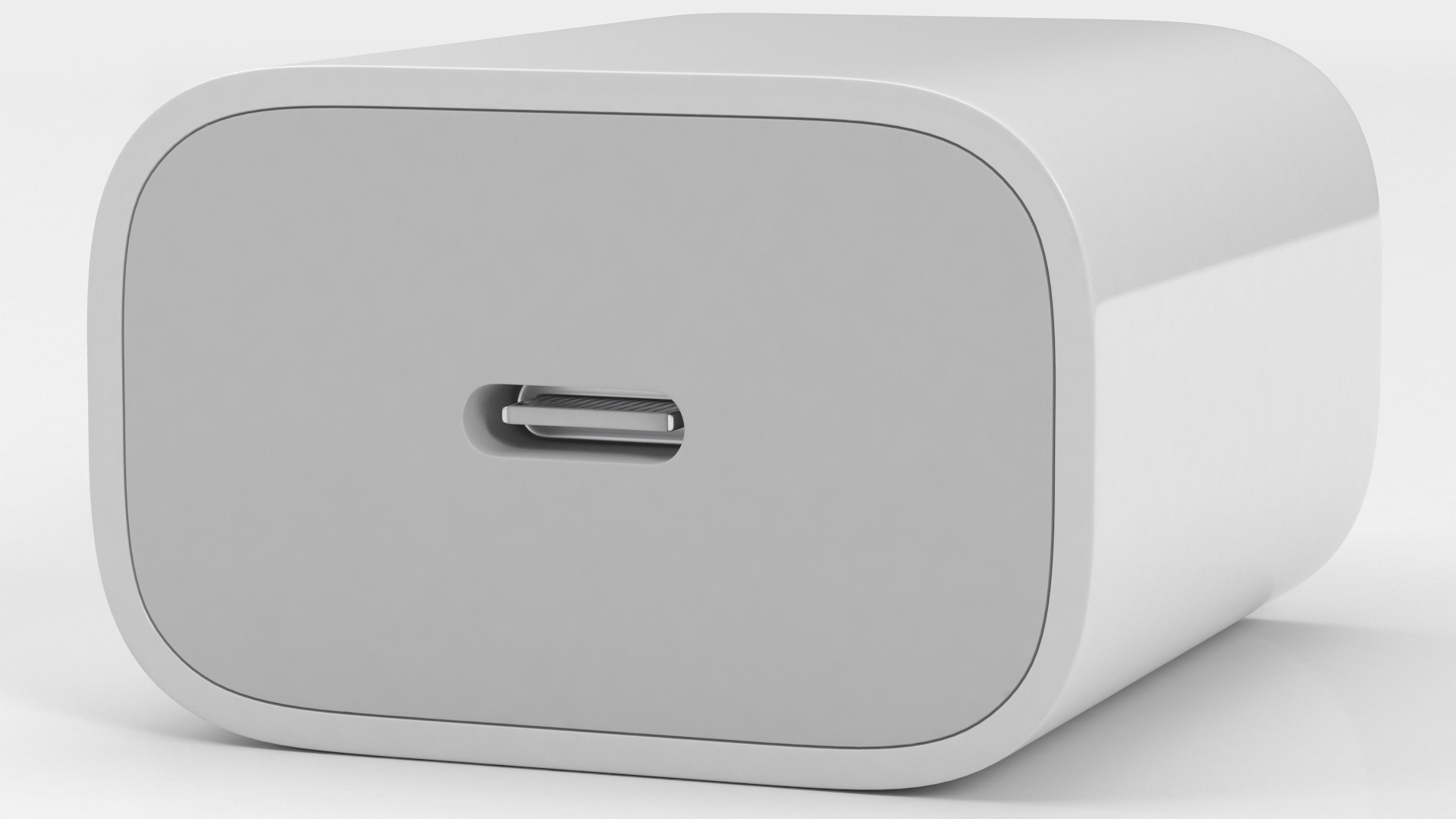 3D model Apple 20W Type C Fast Charger with Cable