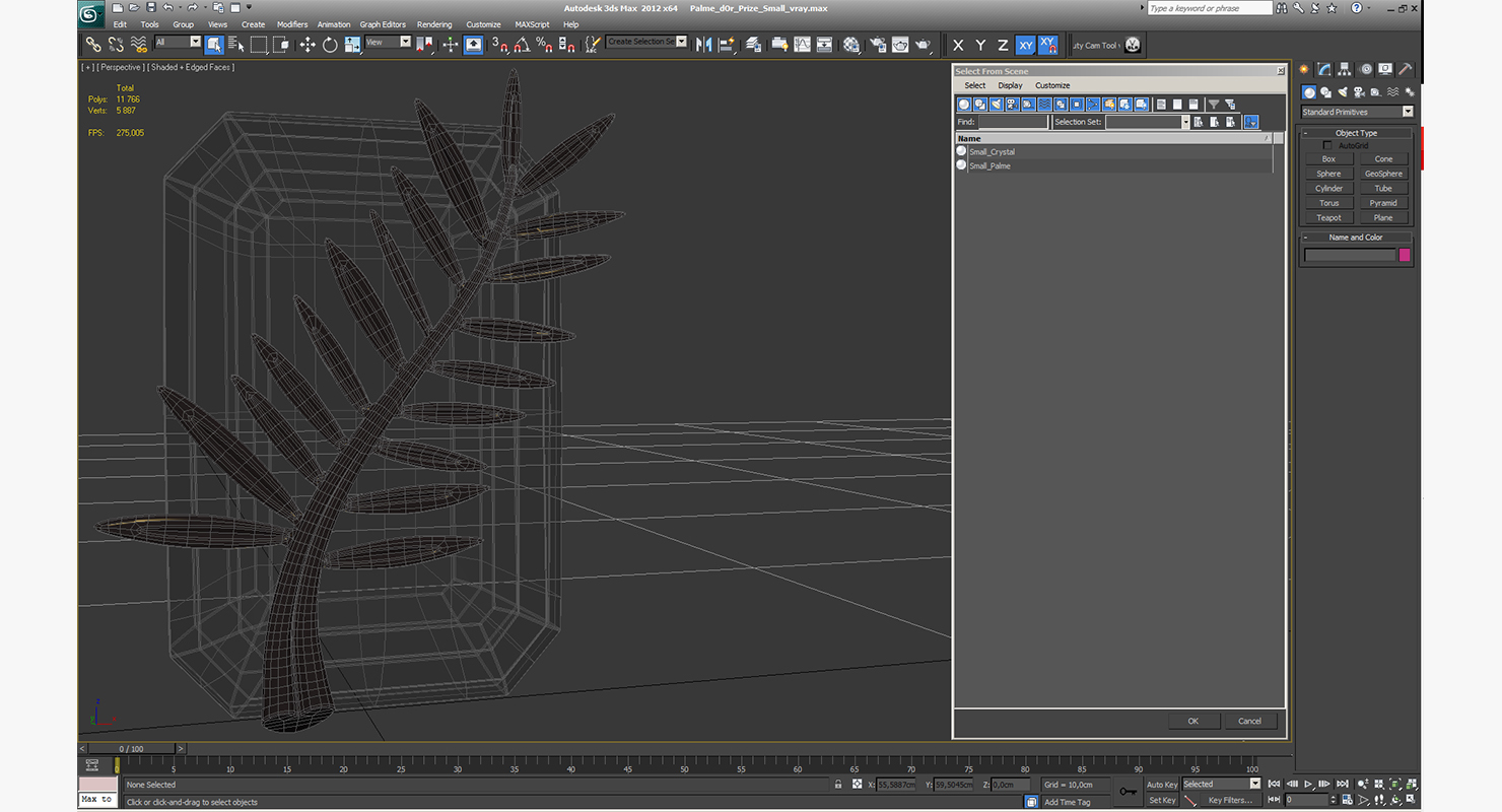 3D Palme dOr Prize Small
