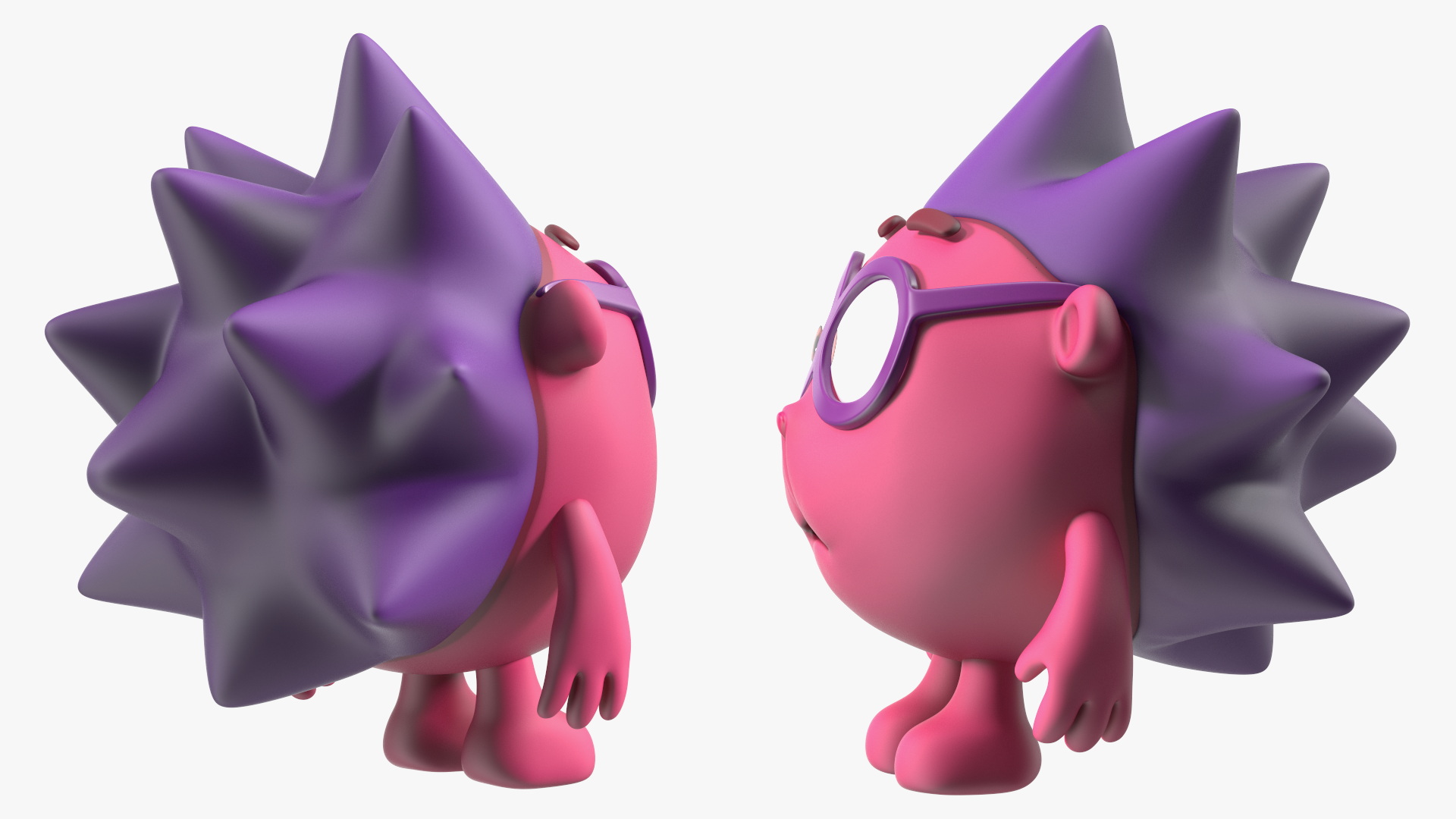 3D model BalloonToons Chiko Character Scared Pose