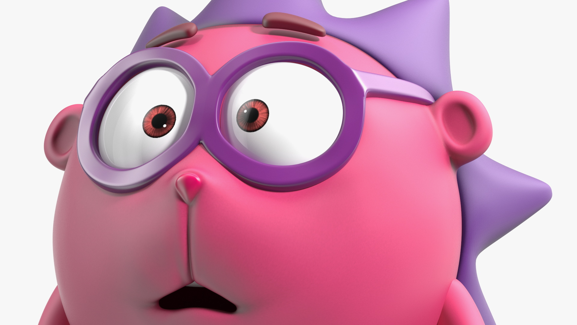 3D model BalloonToons Chiko Character Scared Pose