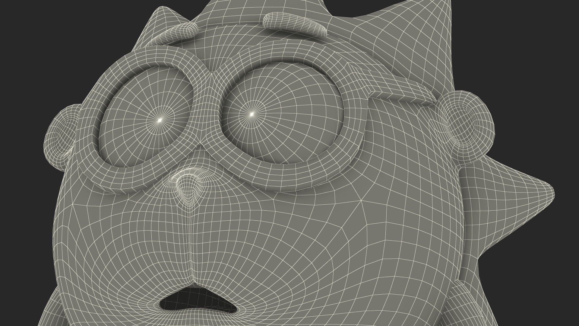 3D model BalloonToons Chiko Character Scared Pose