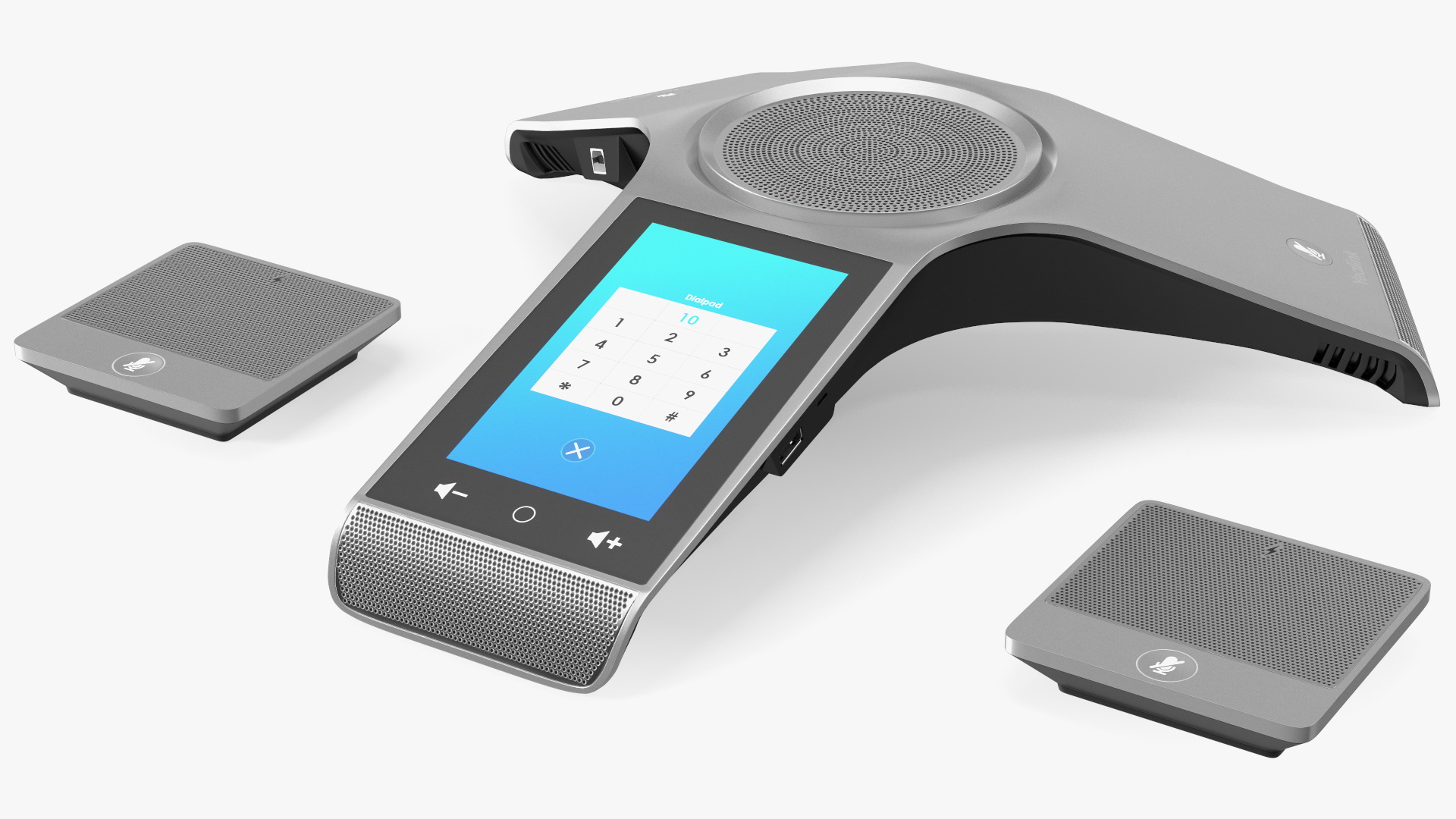 3D model Yealink CP960 IP Phone with CPW90 Satellite Microphones