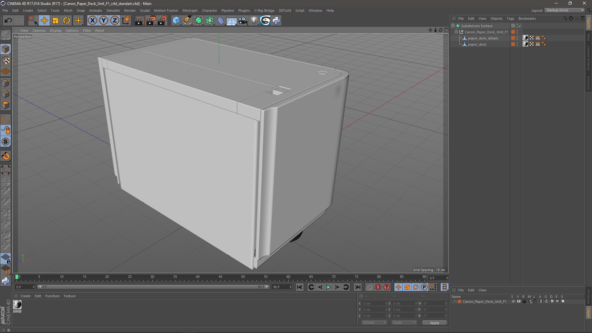 Canon Paper Deck Unit F1 3D model