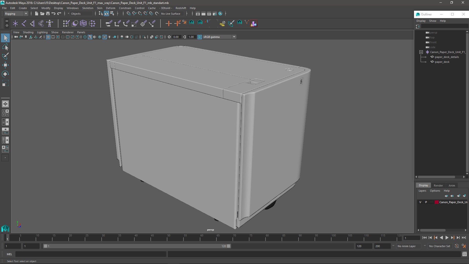 Canon Paper Deck Unit F1 3D model