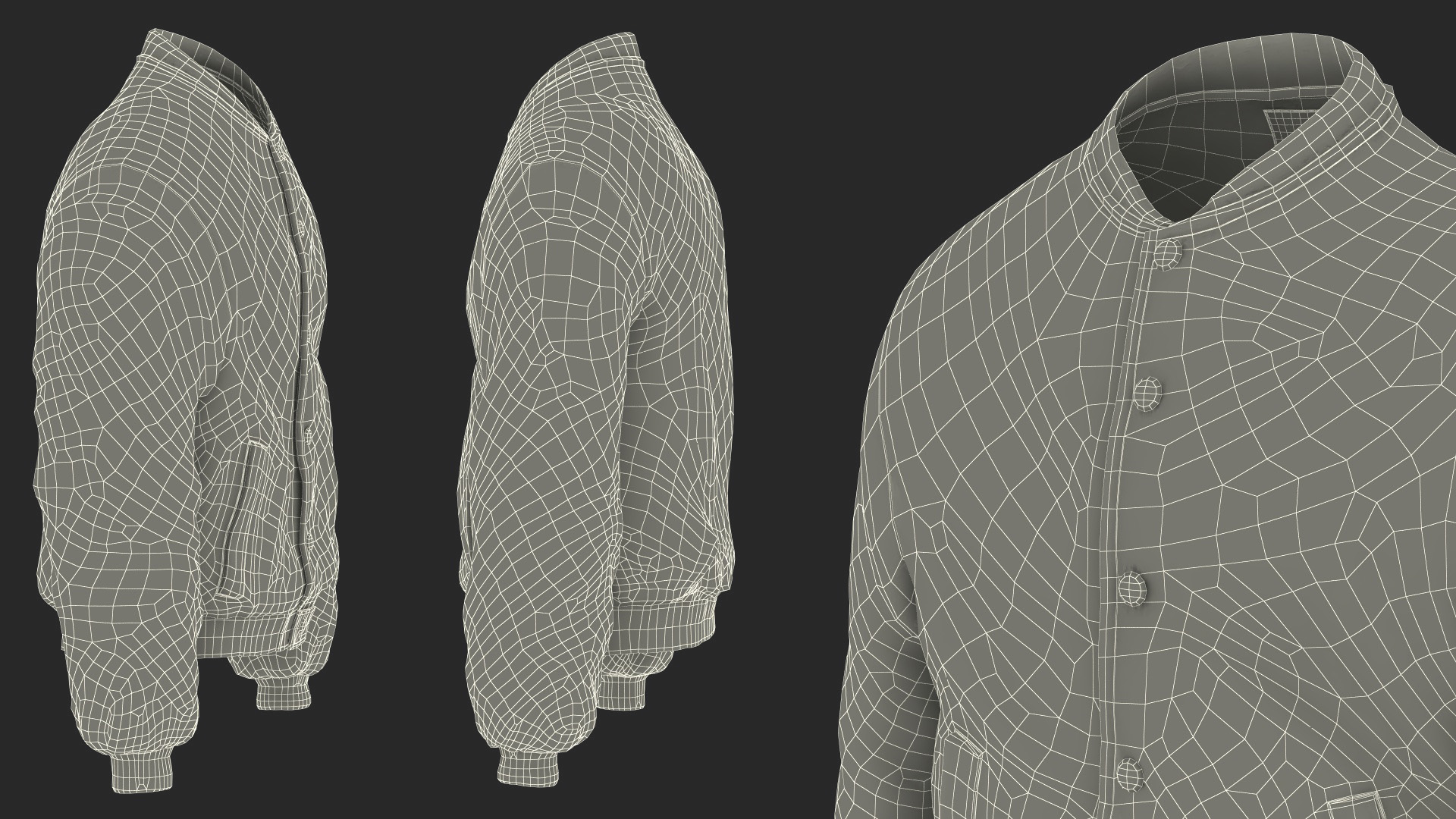 3D model Bomber Jacket for University and Schools