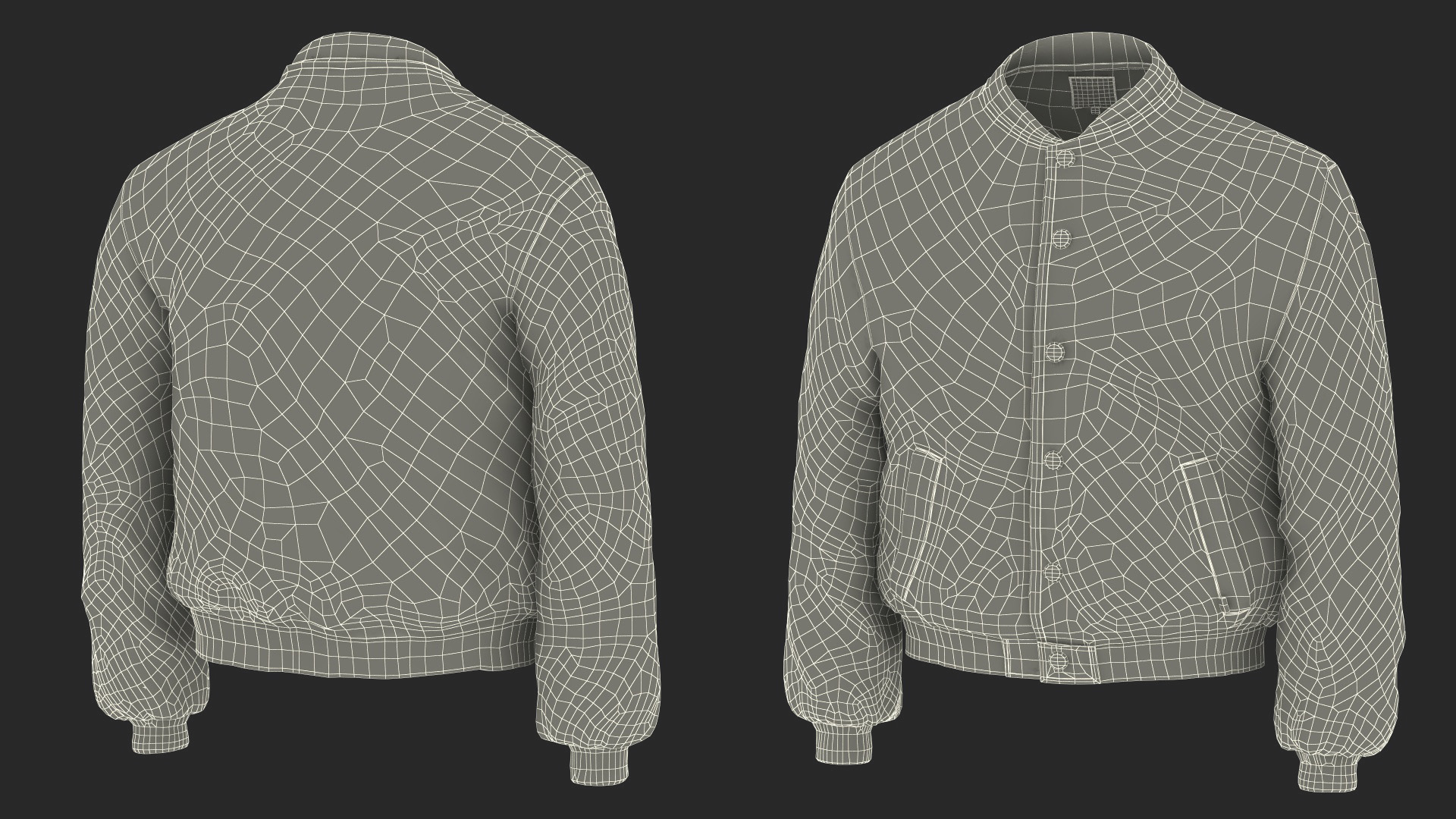 3D model Bomber Jacket for University and Schools