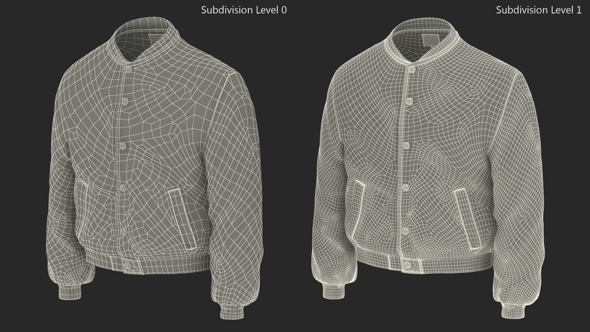 3D model Bomber Jacket for University and Schools