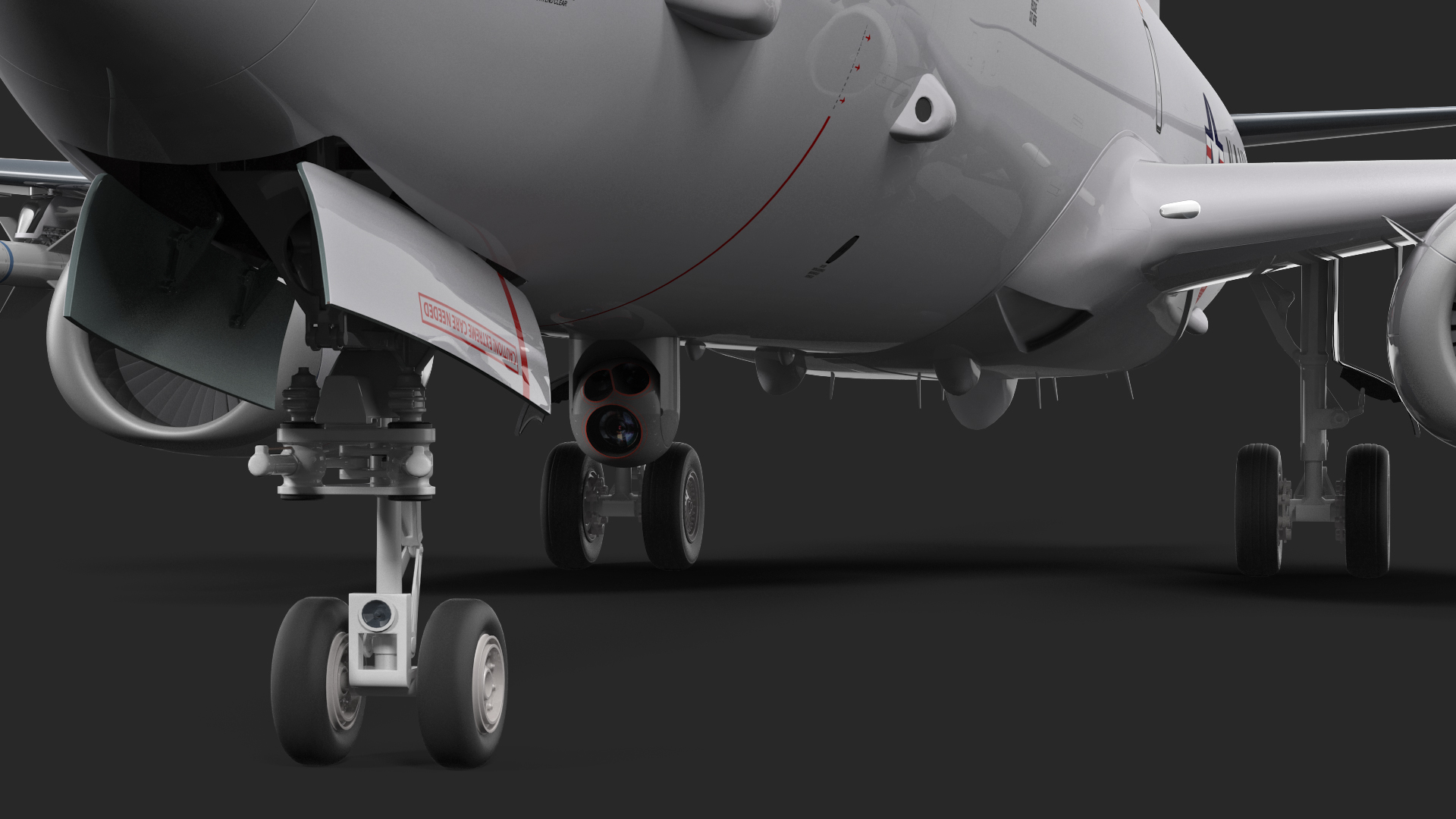 Boeing P-8 Poseidon Military Aircraft 3D