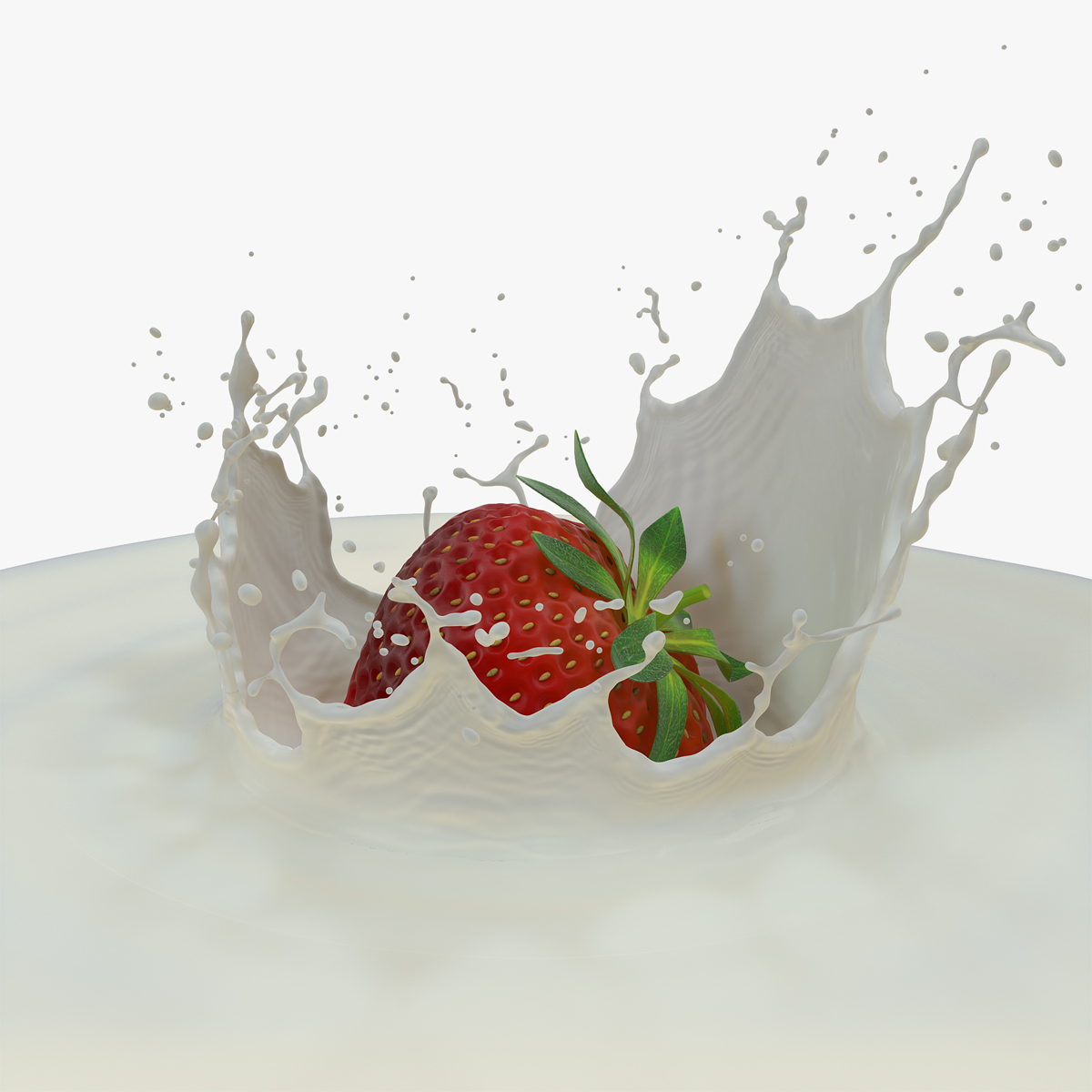 Strawberry Milk Splash