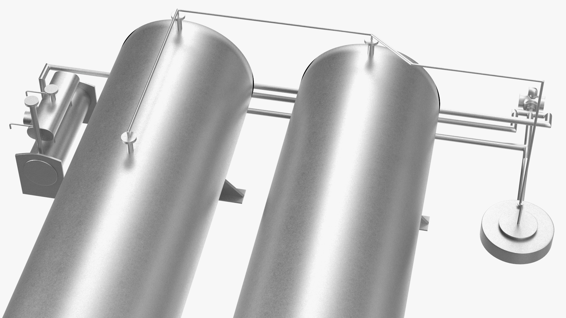 3D Horizontal Bitumen Storage Tank