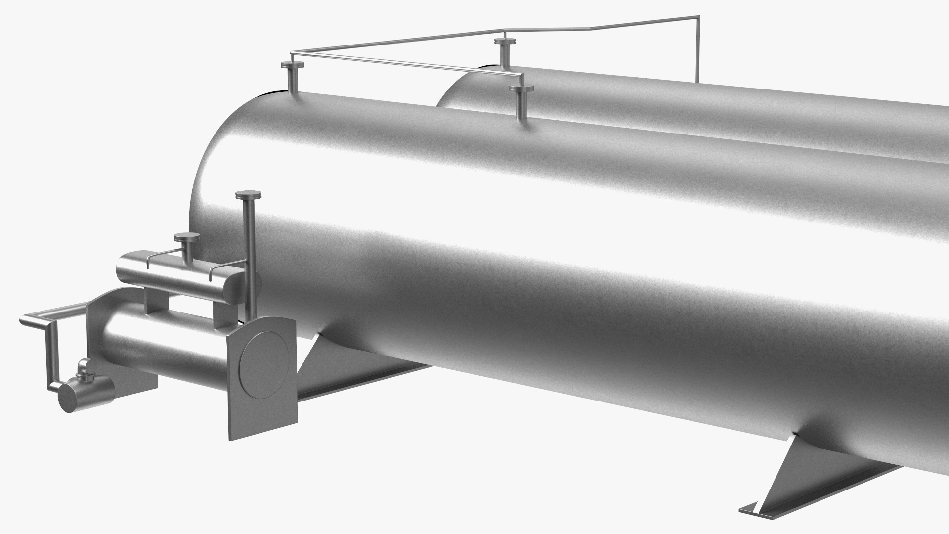 3D Horizontal Bitumen Storage Tank