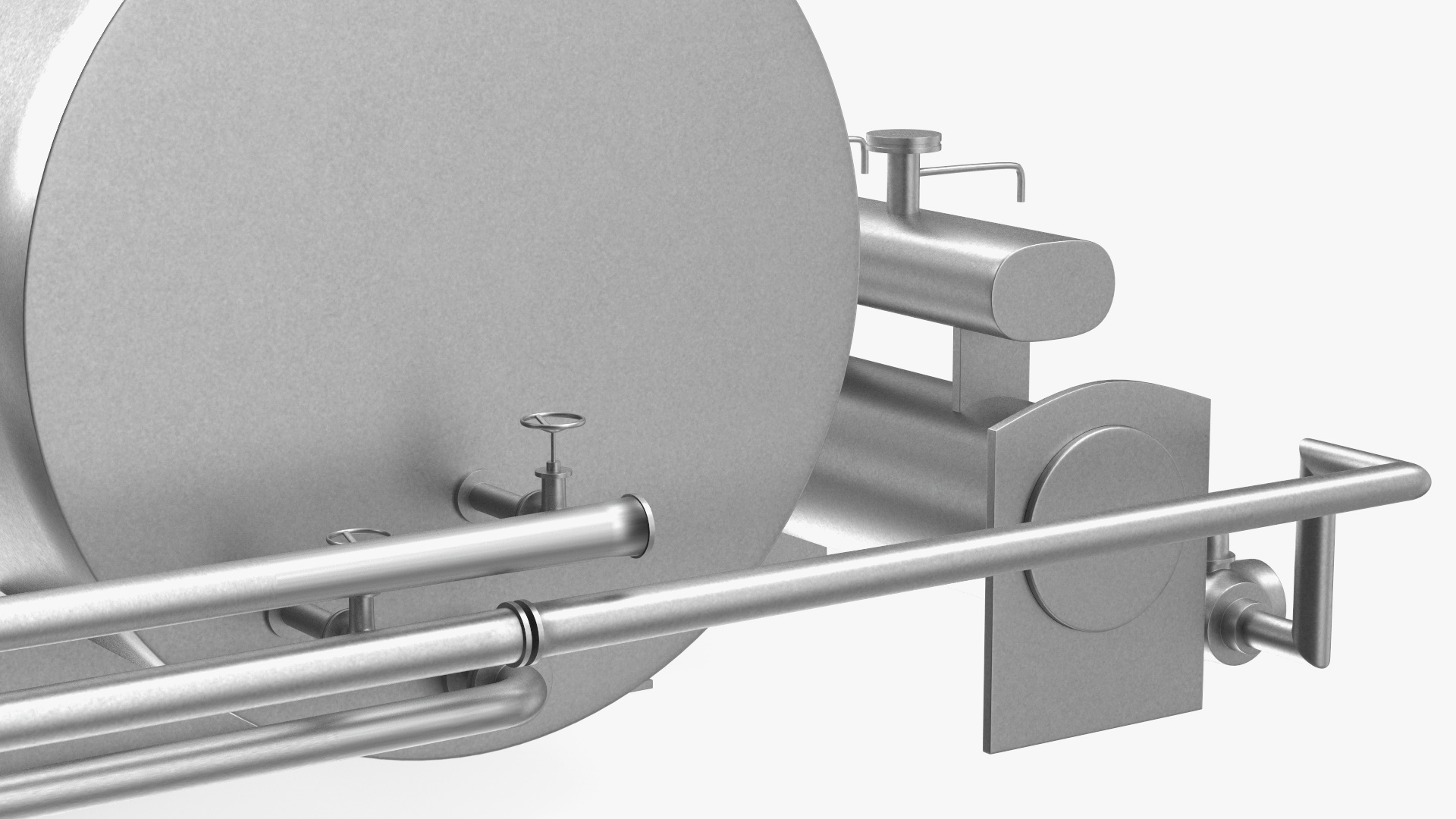 3D Horizontal Bitumen Storage Tank