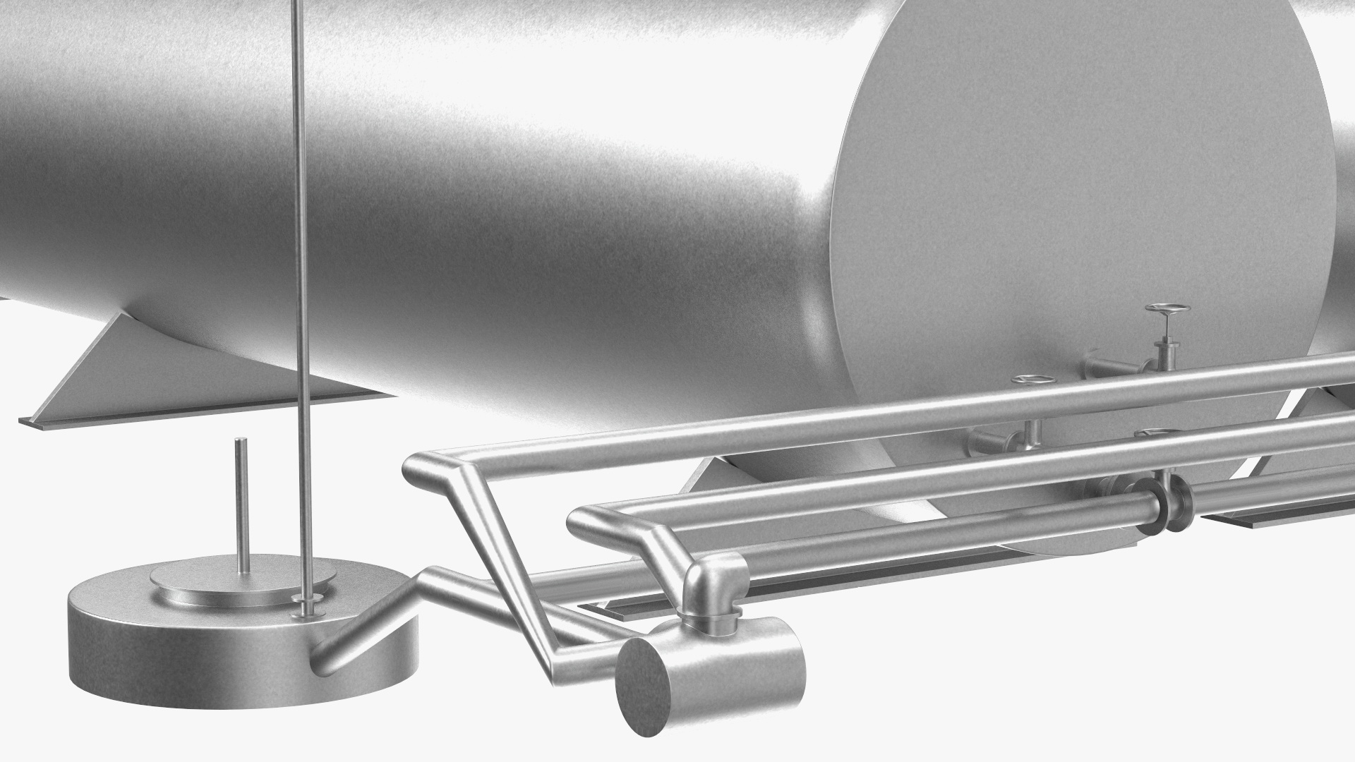 3D Horizontal Bitumen Storage Tank