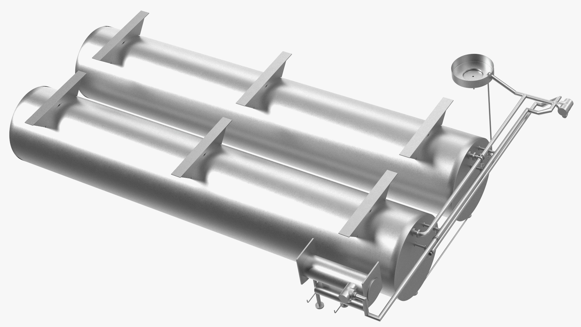 3D Horizontal Bitumen Storage Tank